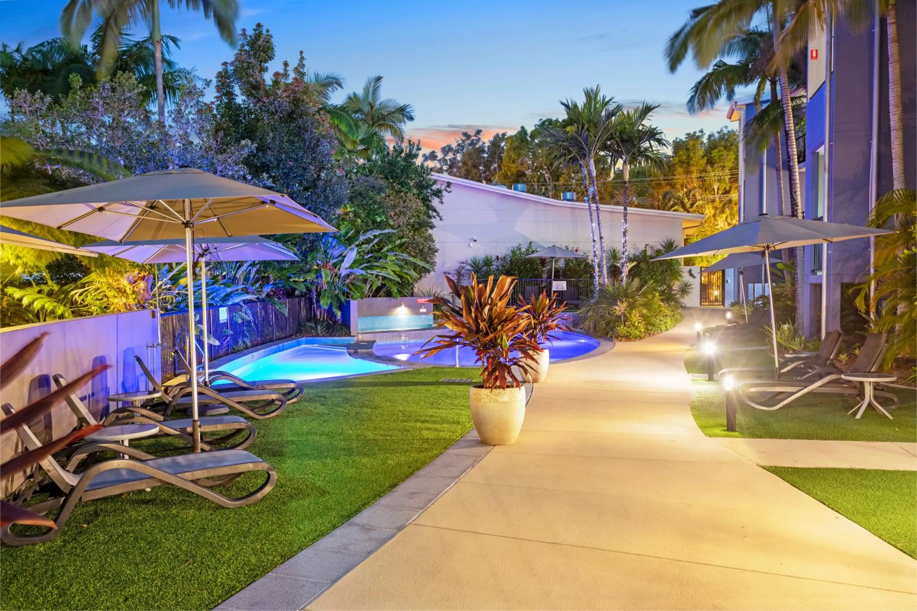 Garden in Verano Resort Noosa