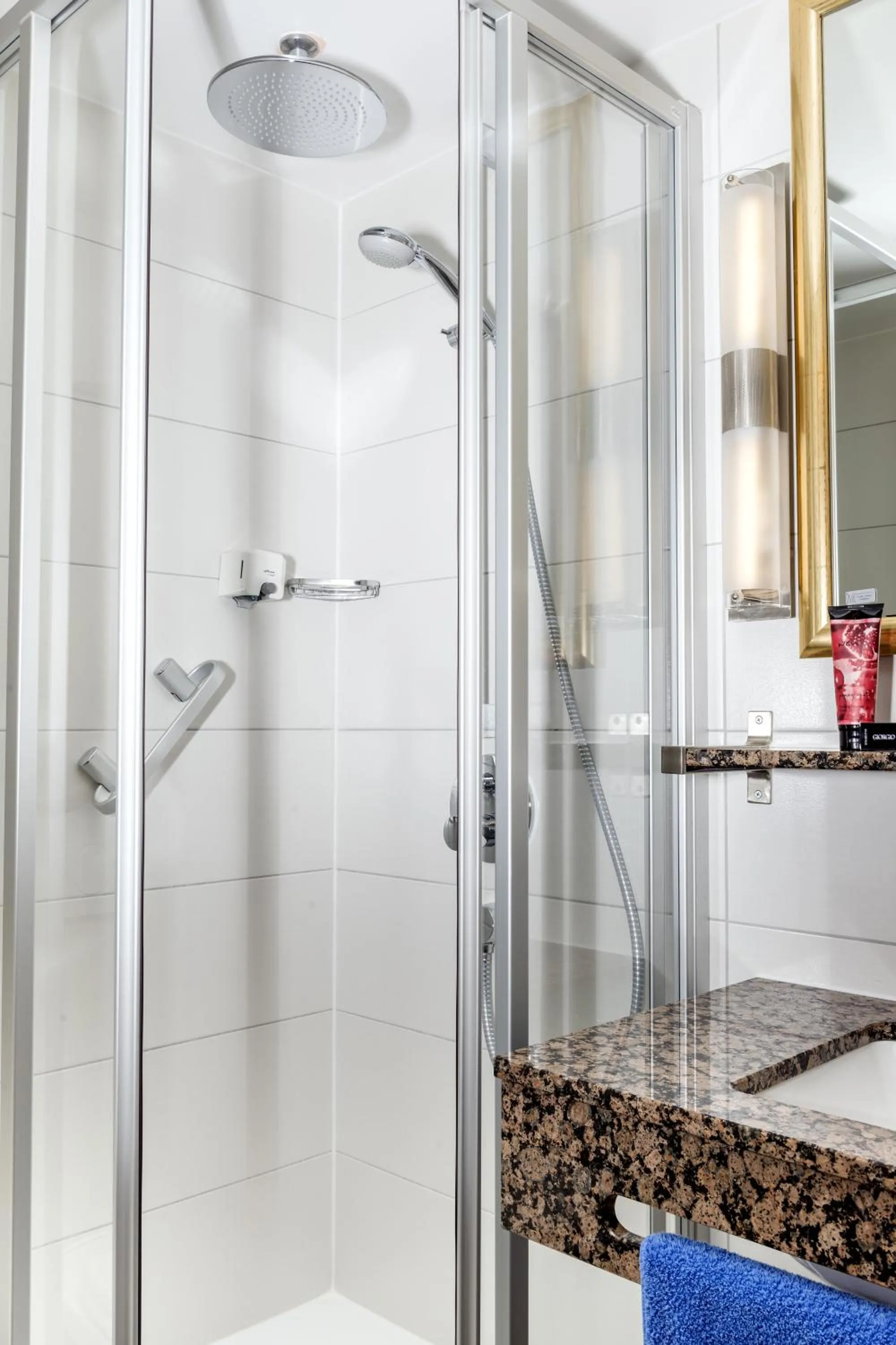 Shower in Hotel Adler