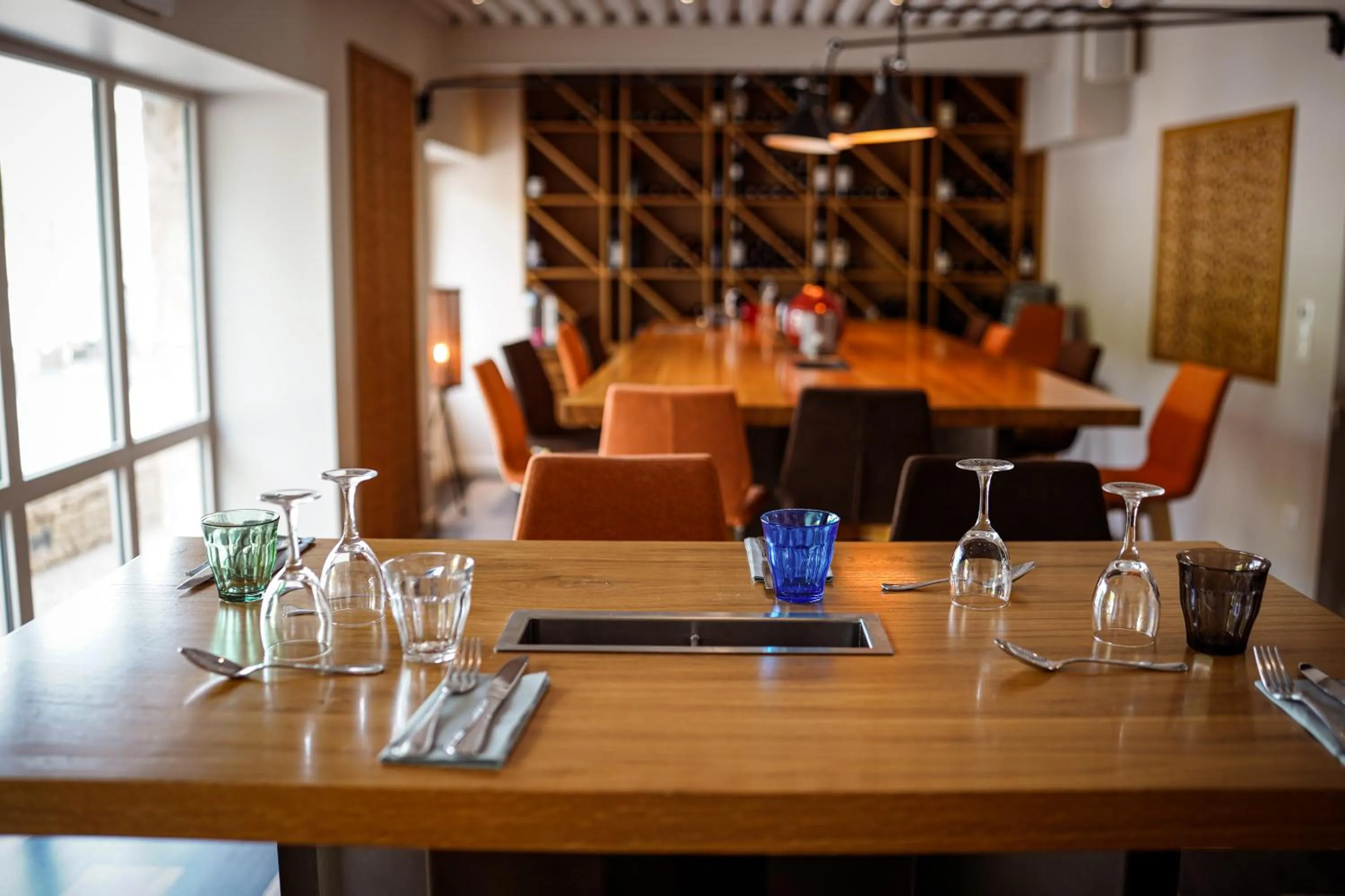 Restaurant/places to eat in Logis Hostellerie de l'Abbaye