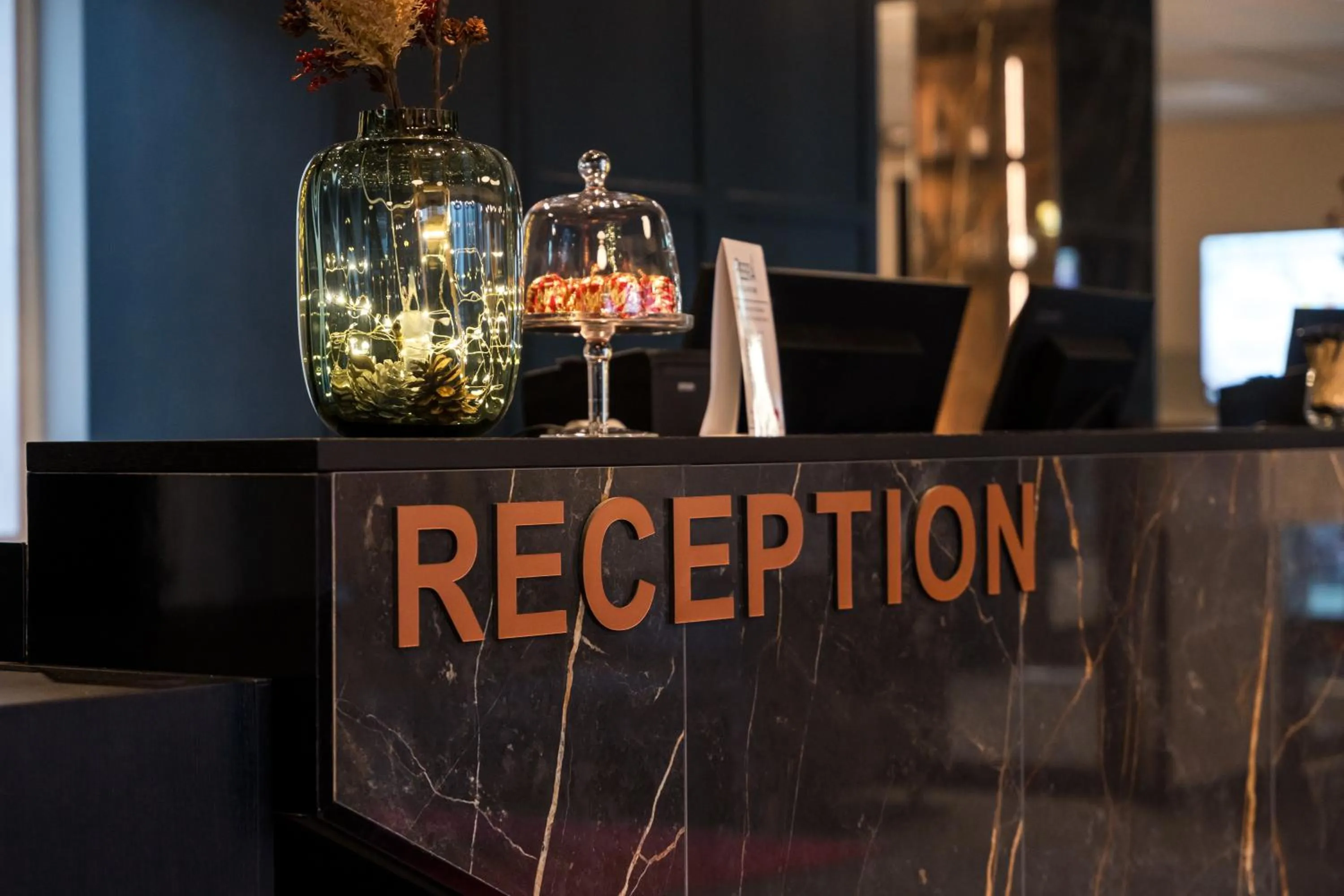 Lobby or reception in Hotelli Sodankylä