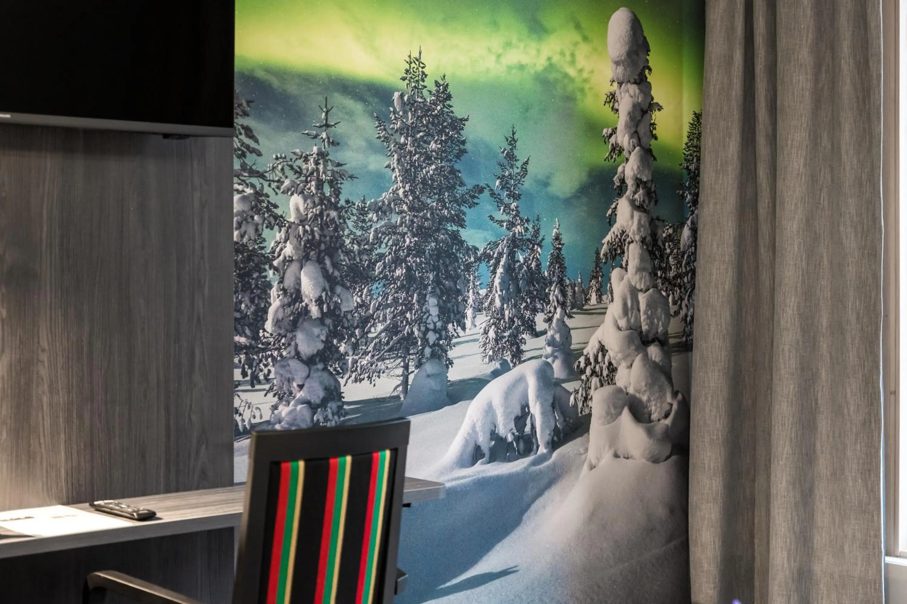 Decorative detail in Hotelli Sodankylä