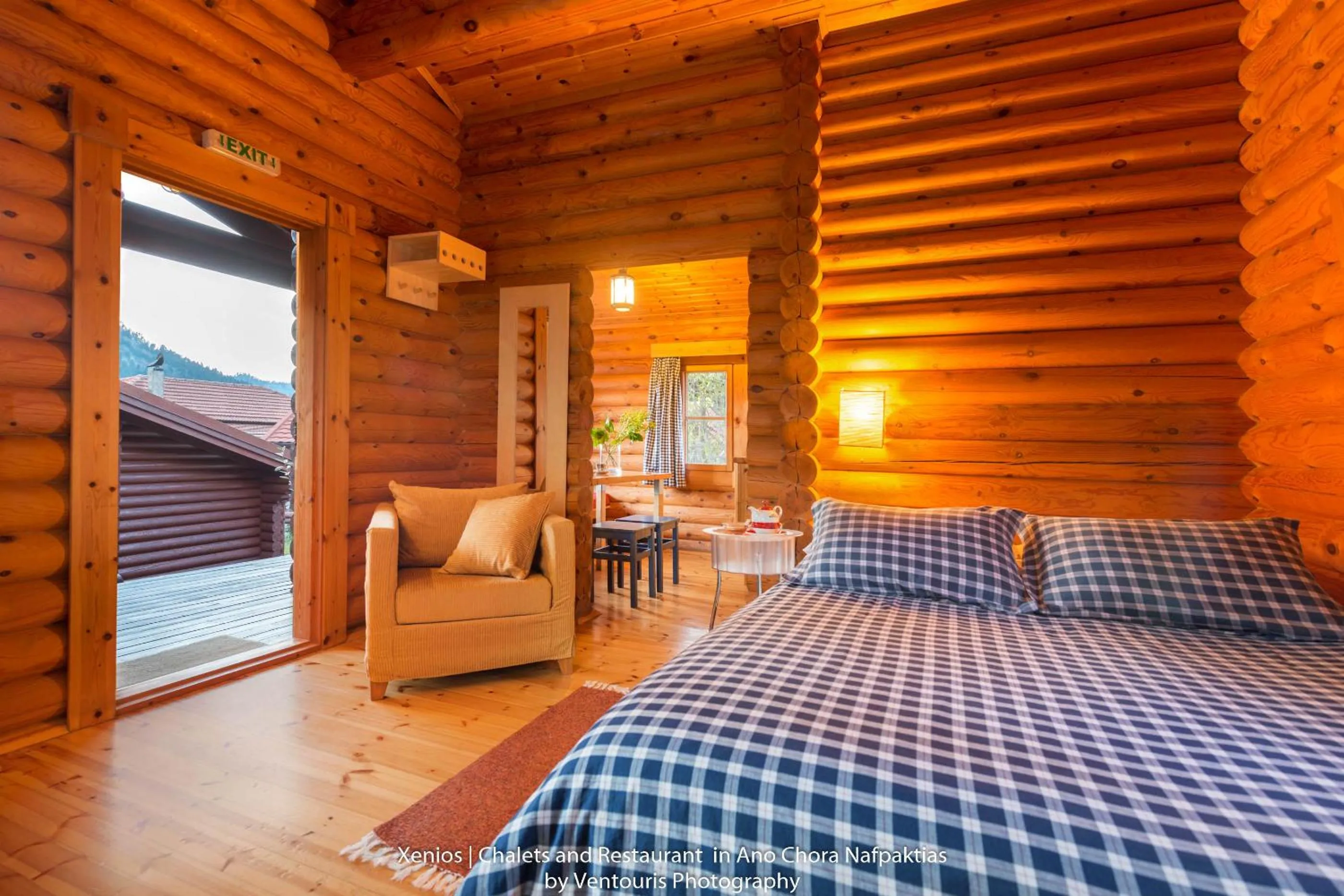 Day, Bed in Xenios Chalet
