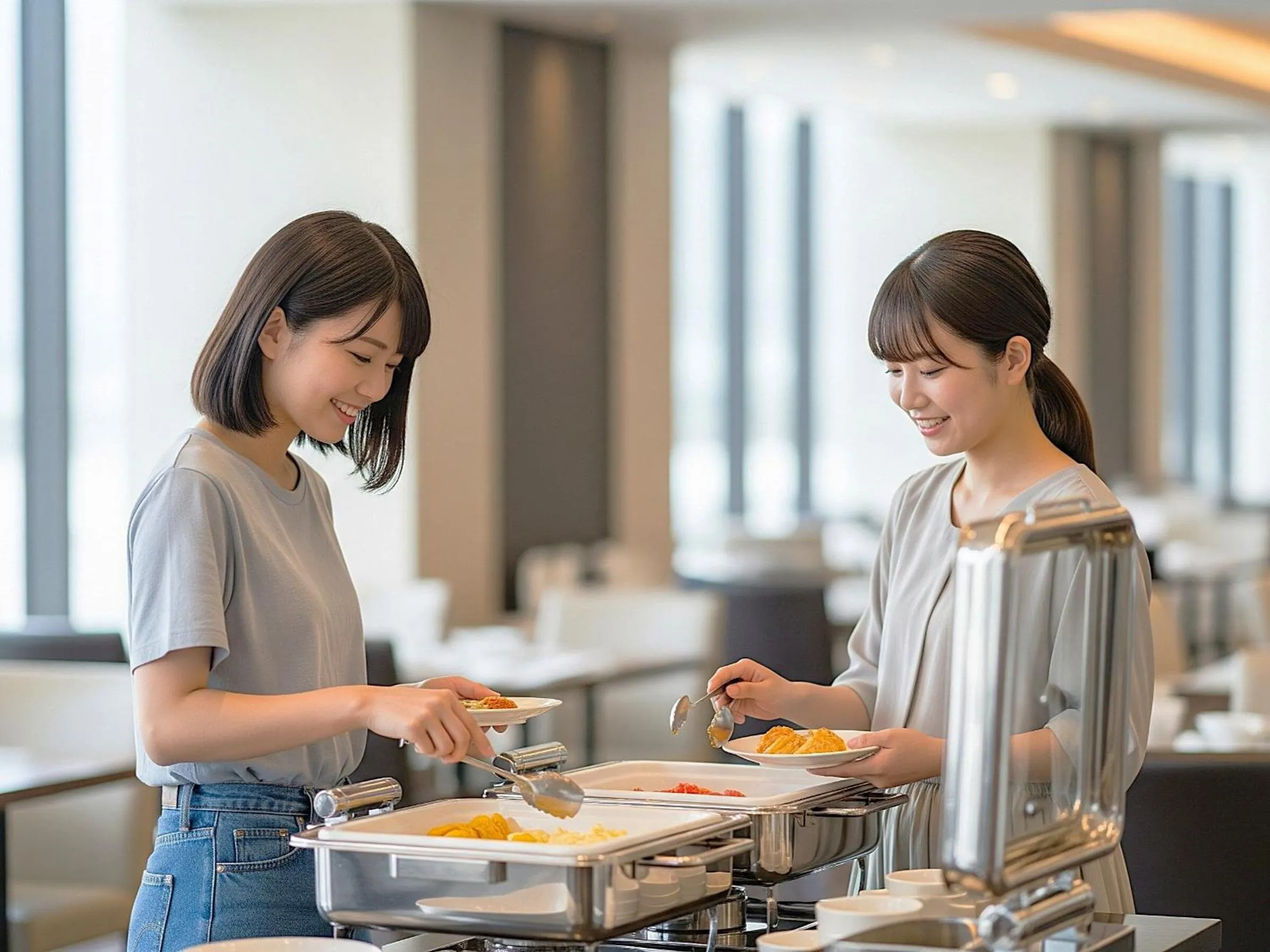 People in Super Hotel Towada