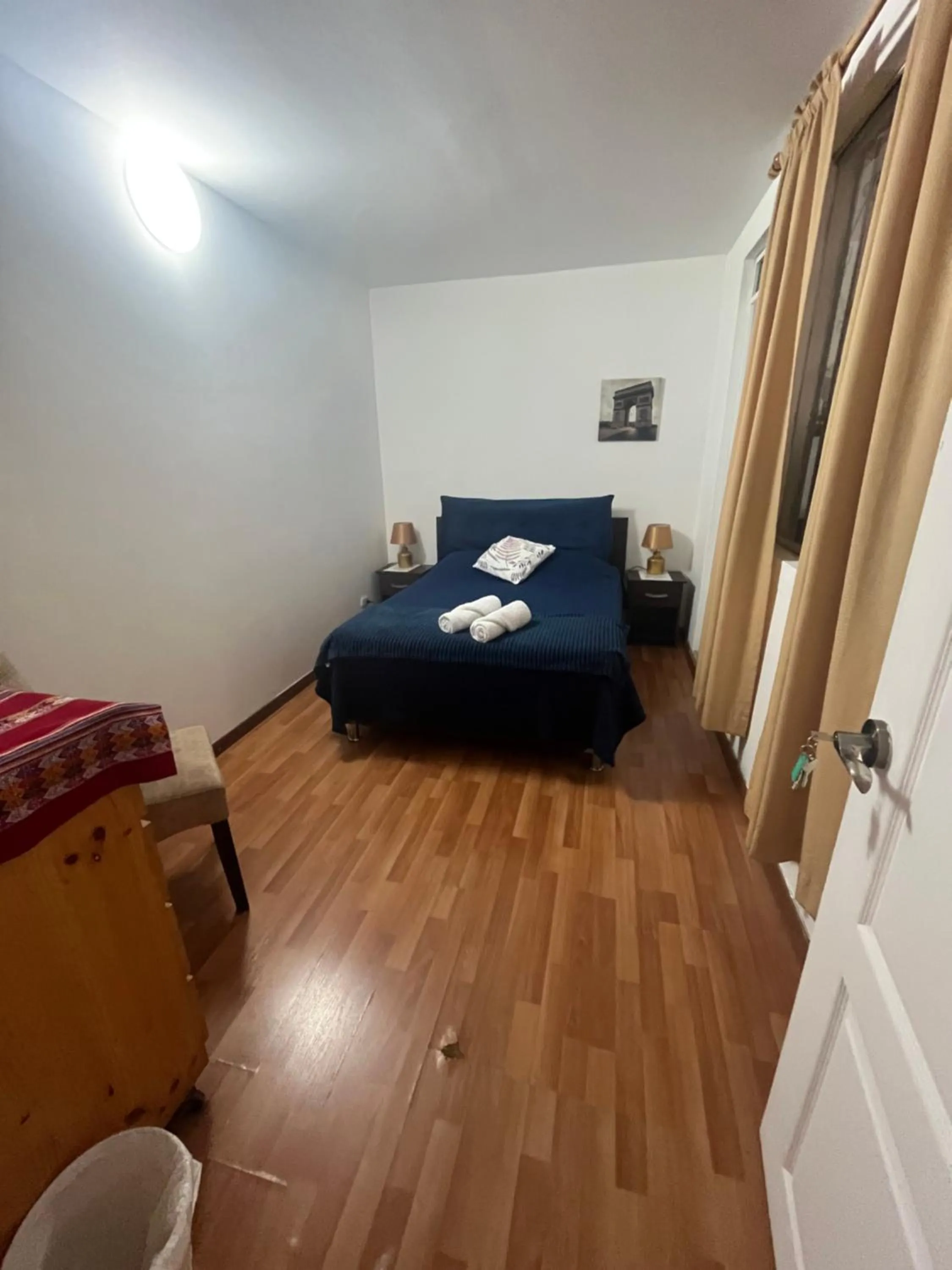 Photo of the whole room, Bed in Uli´s house