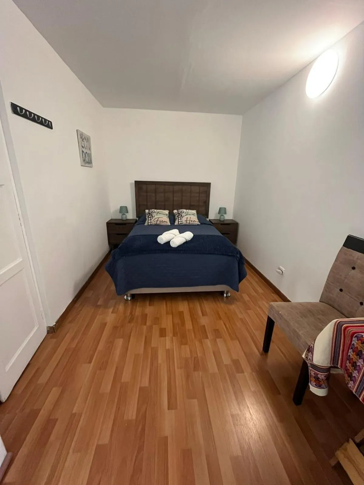 Photo of the whole room, Bed in Uli´s house