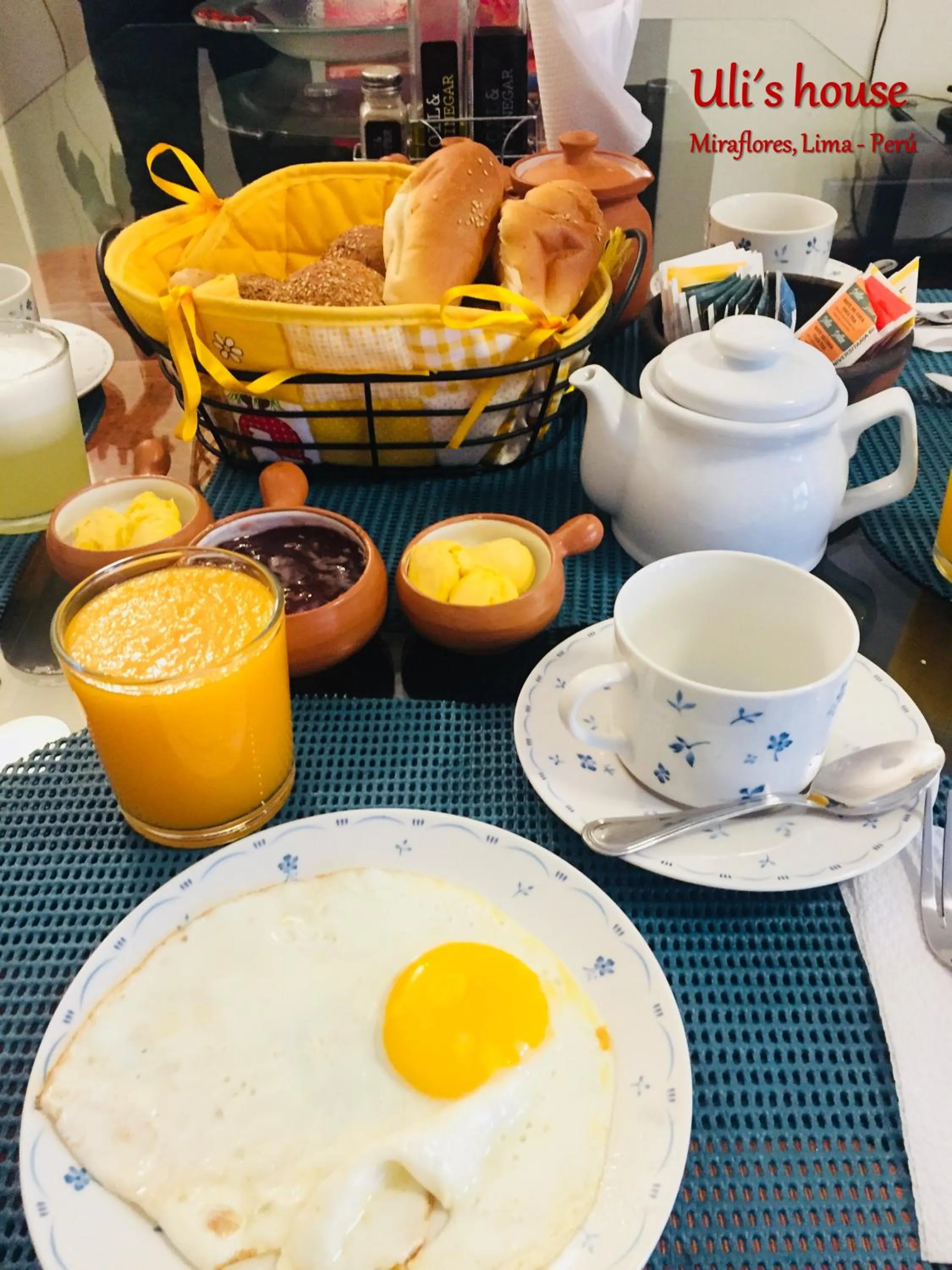 Dining area in Uli´s house