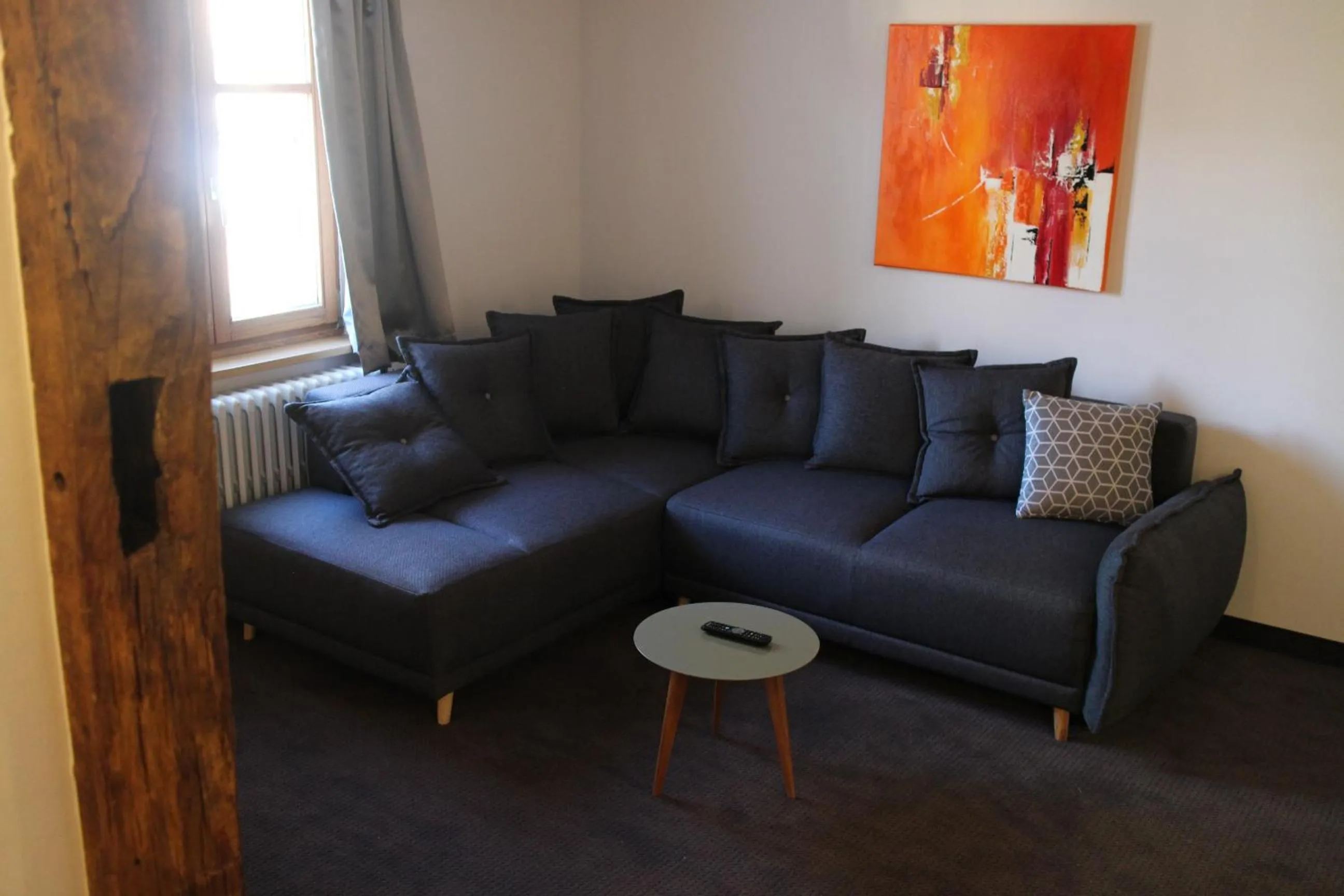 Living room in Logis Hôtel Restaurant Au Lion Rouge