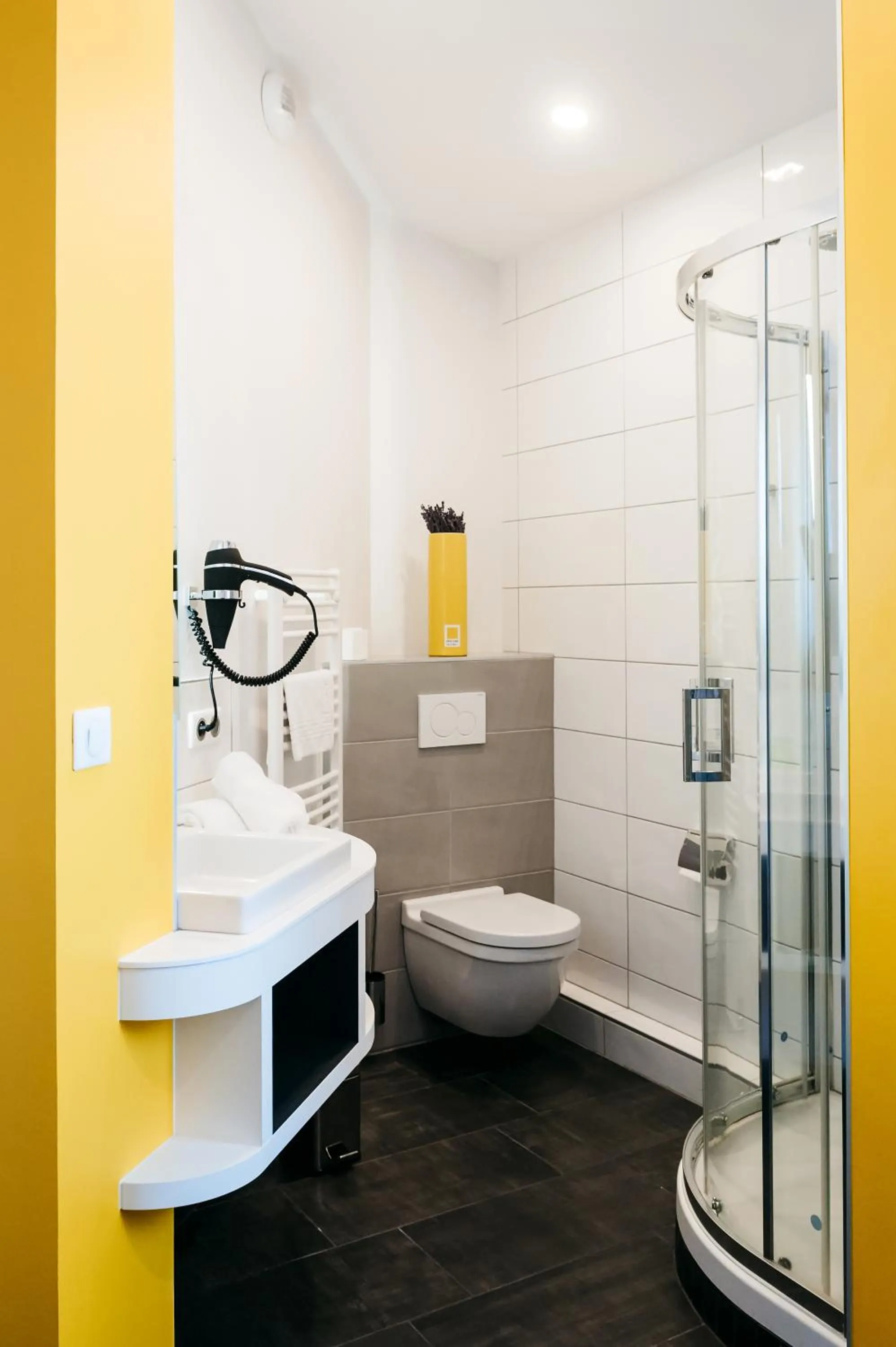 Bathroom in Logis Hôtel Restaurant Au Lion Rouge