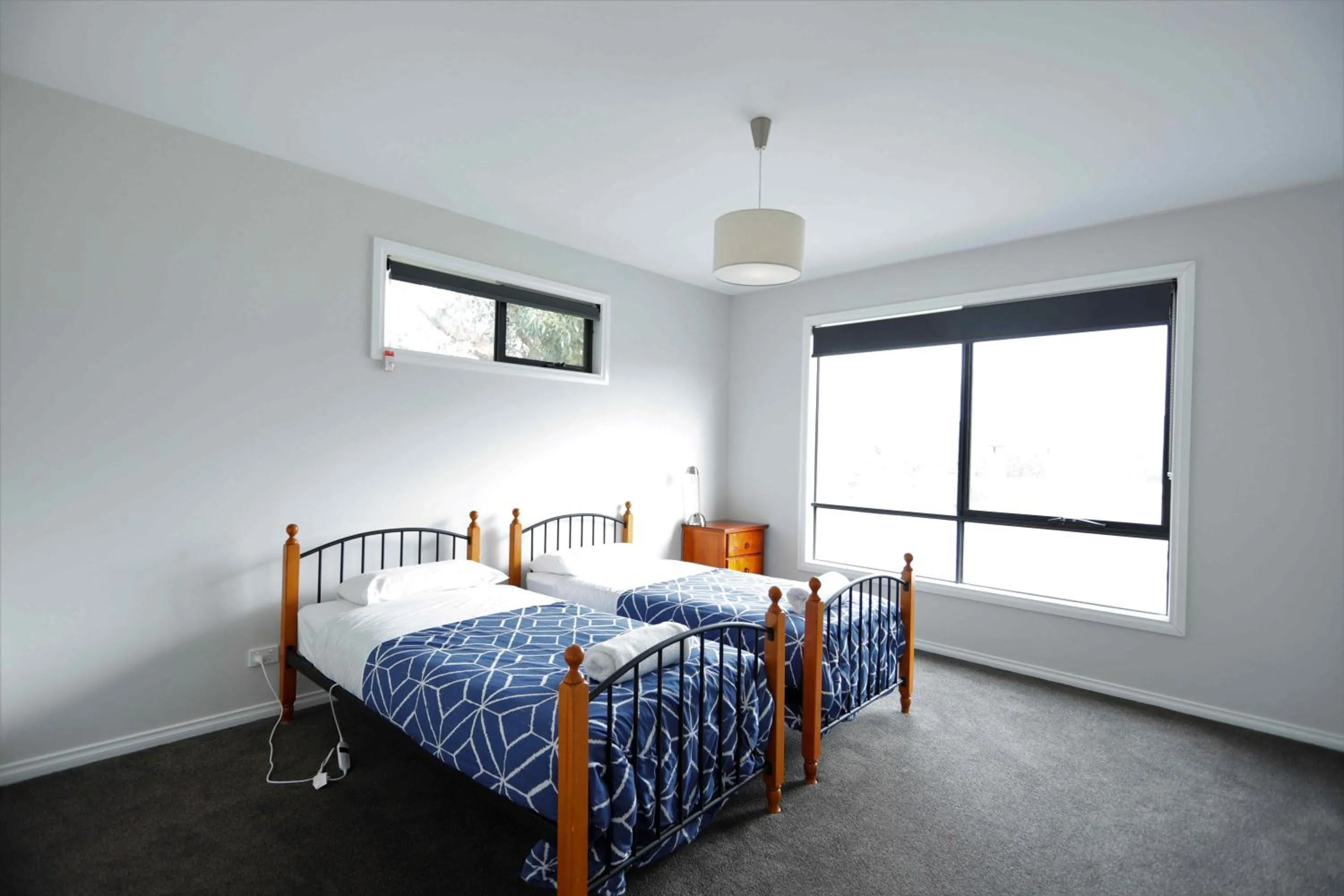 Bed in Apollo Bay Seal Apartments