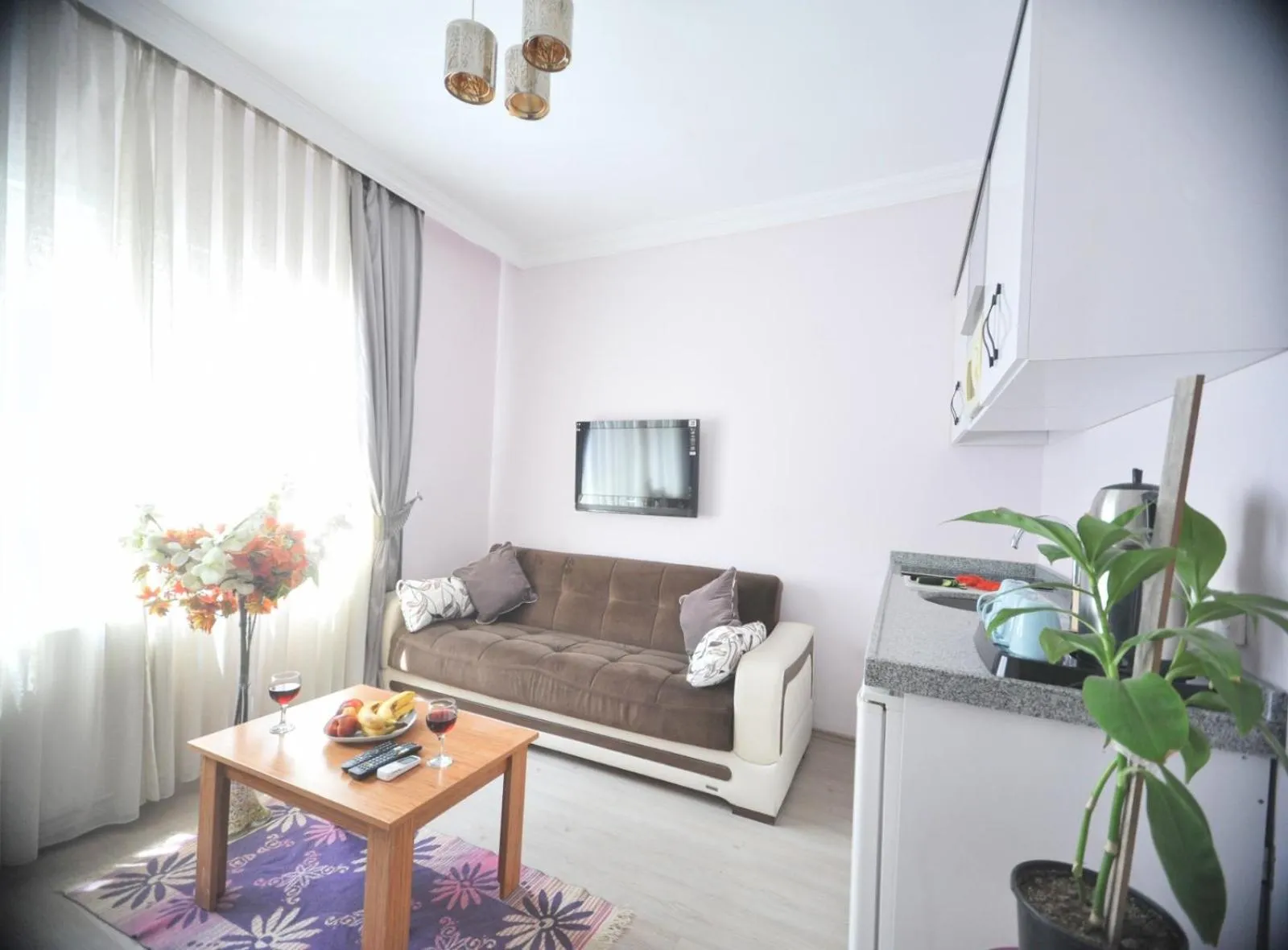 Seating area in Feyza Apart