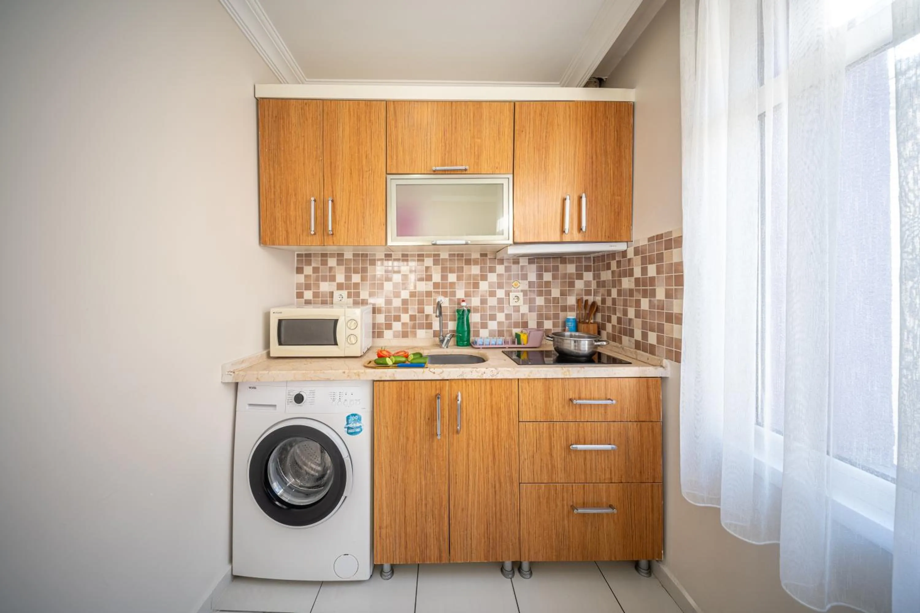 Kitchen or kitchenette in Feyza Apart