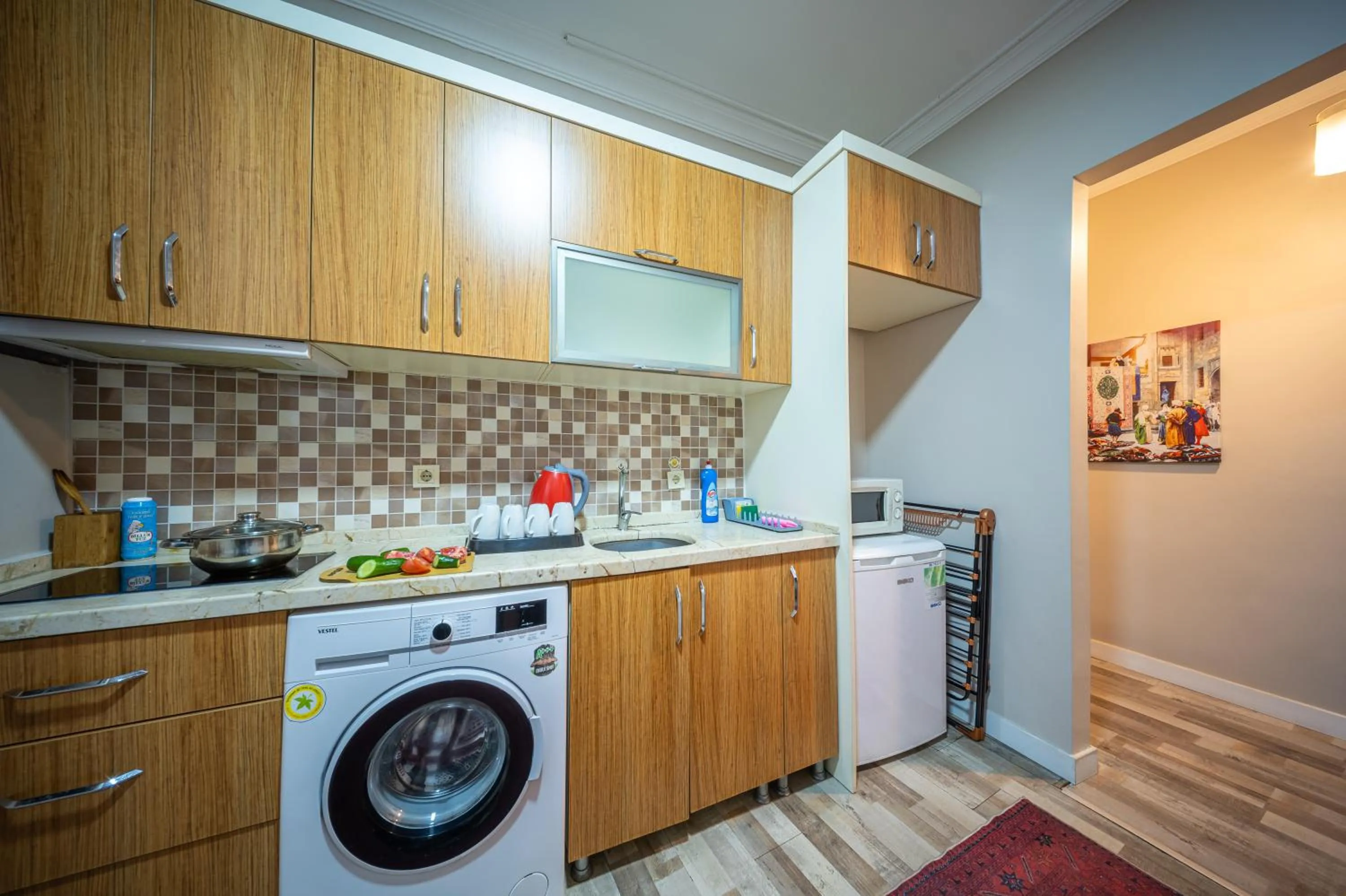 Coffee/tea facilities in Feyza Apart