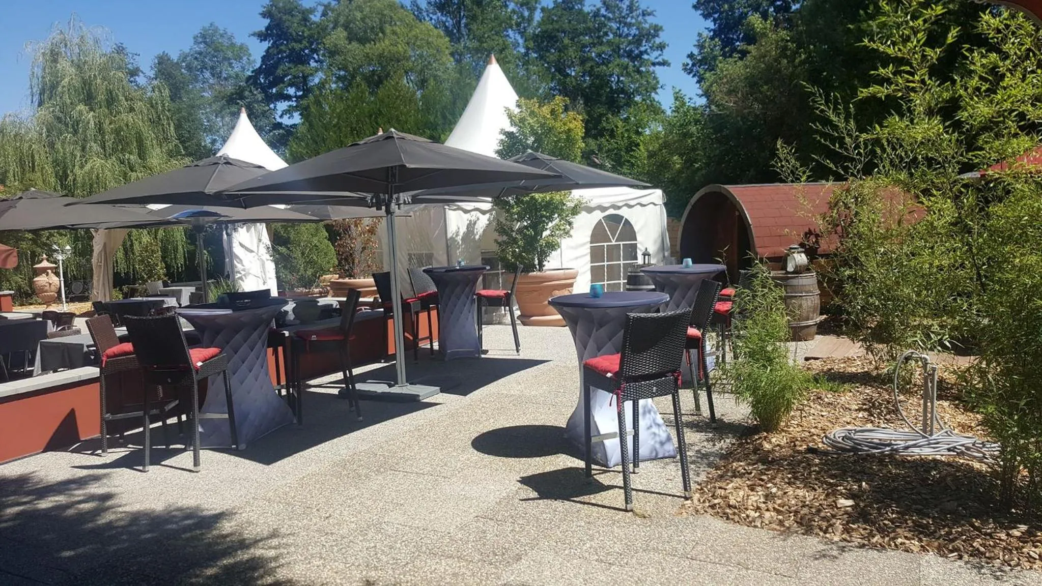 Garden in Hôtel Restaurant Kuentz