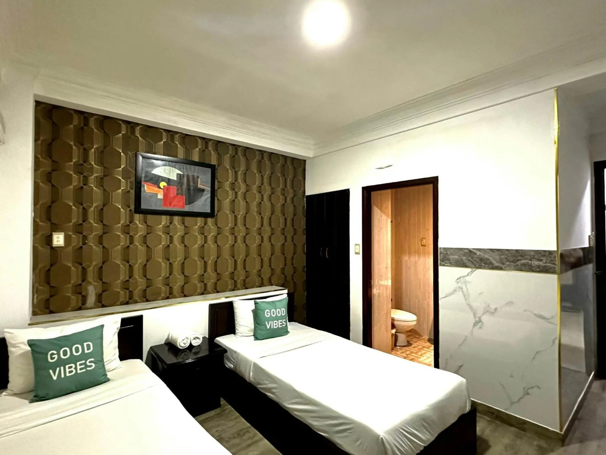 Bed in Anh Duy Hotel - Nguyễn Công Trứ The Bitexco Neighbour