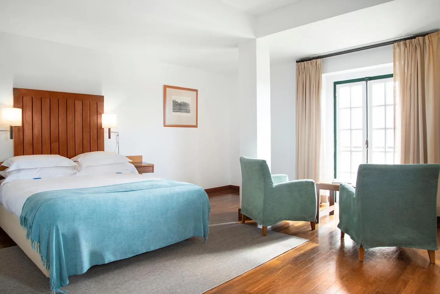 Bed in Pousada Castelo de Alcacer do Sal