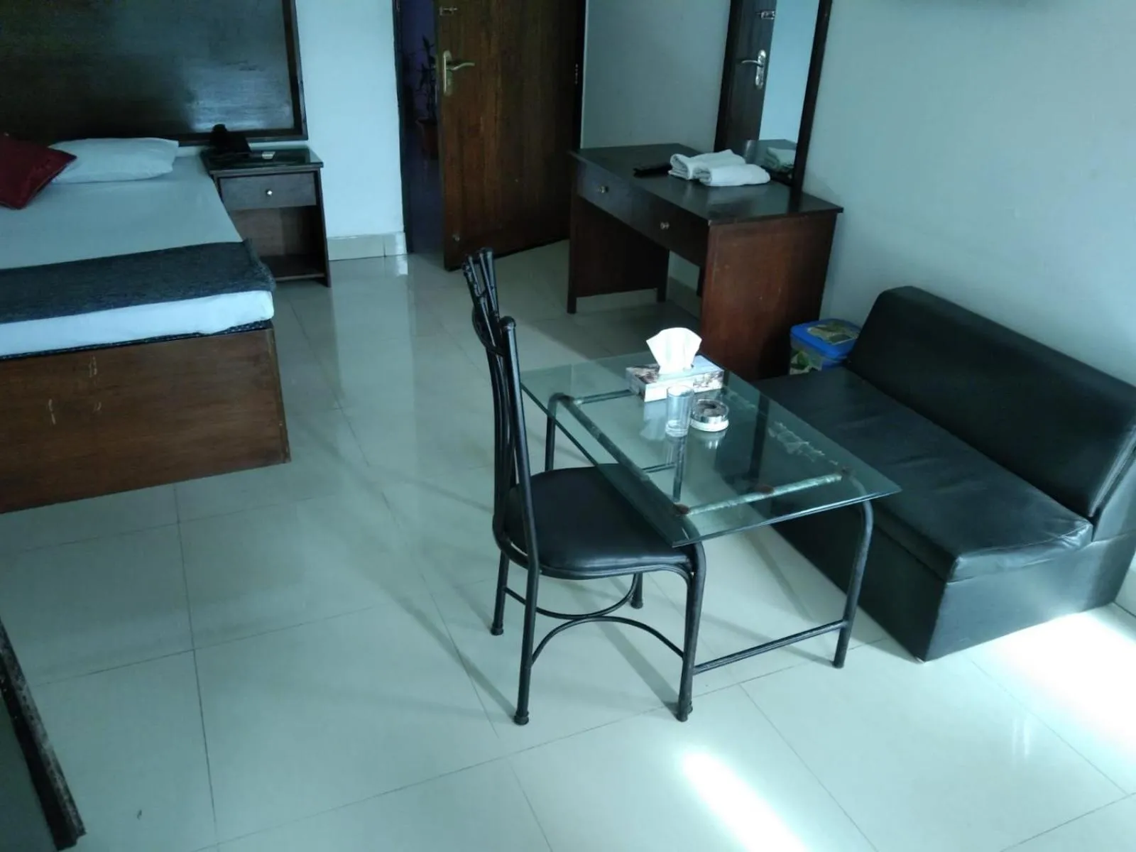 Bed in Hotel Rose Garden