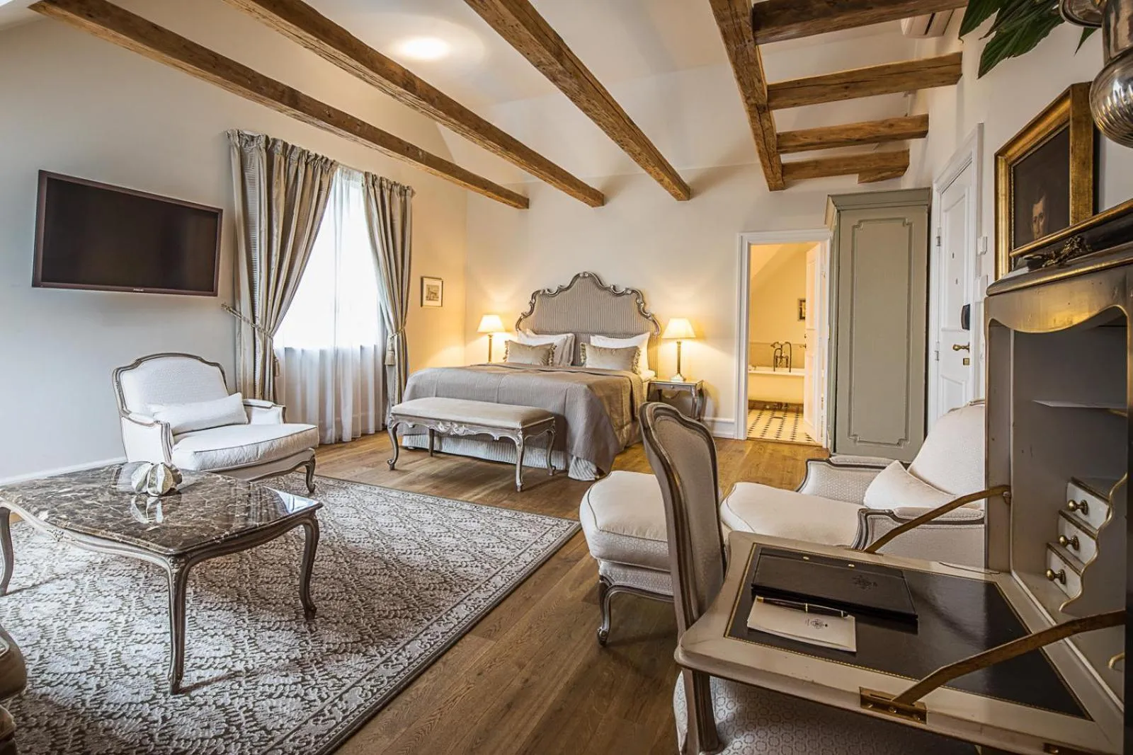 Garden view, Bed in Kokkedal Slot Copenhagen