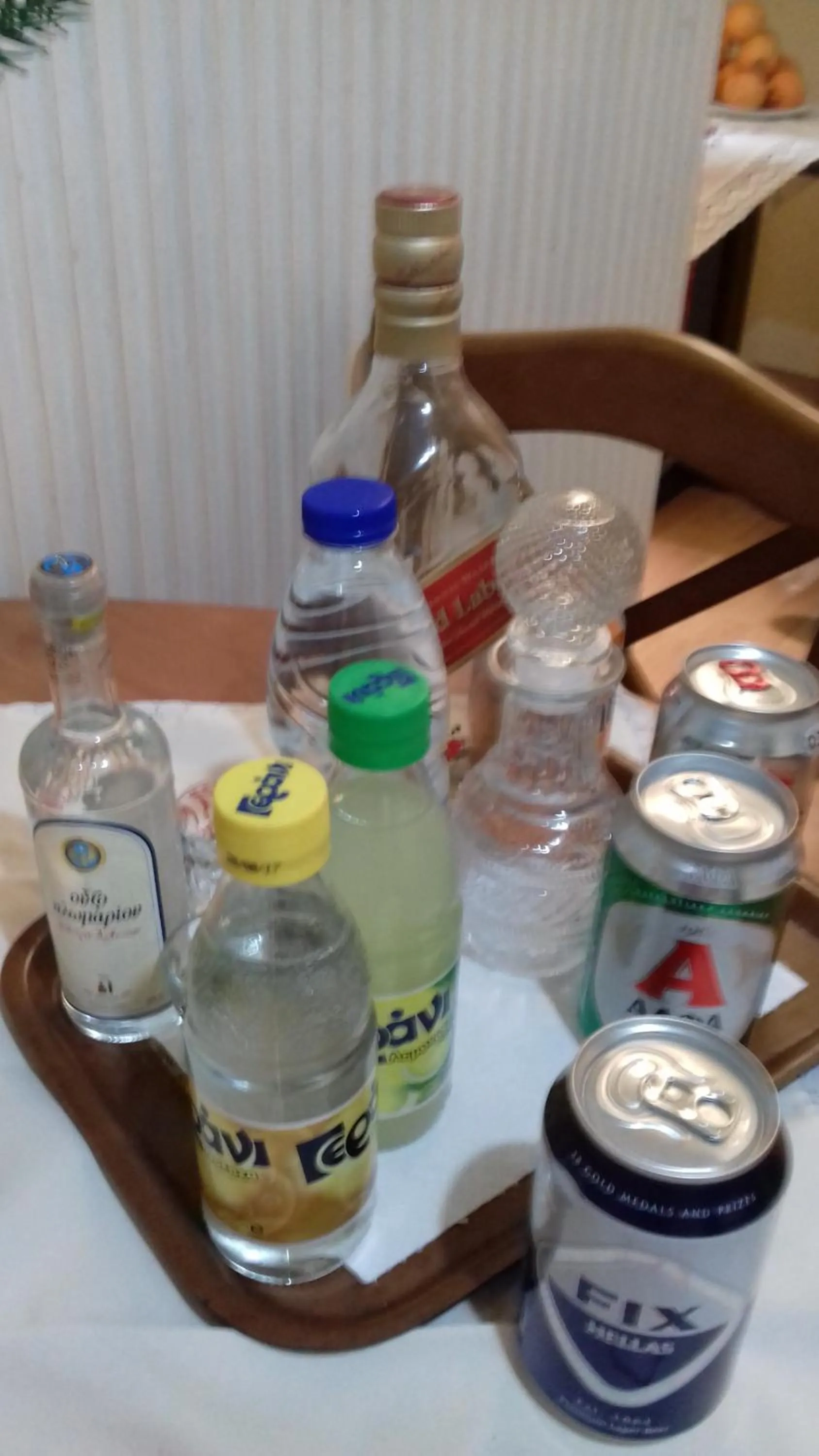 Drinks in Parthenon Hotel