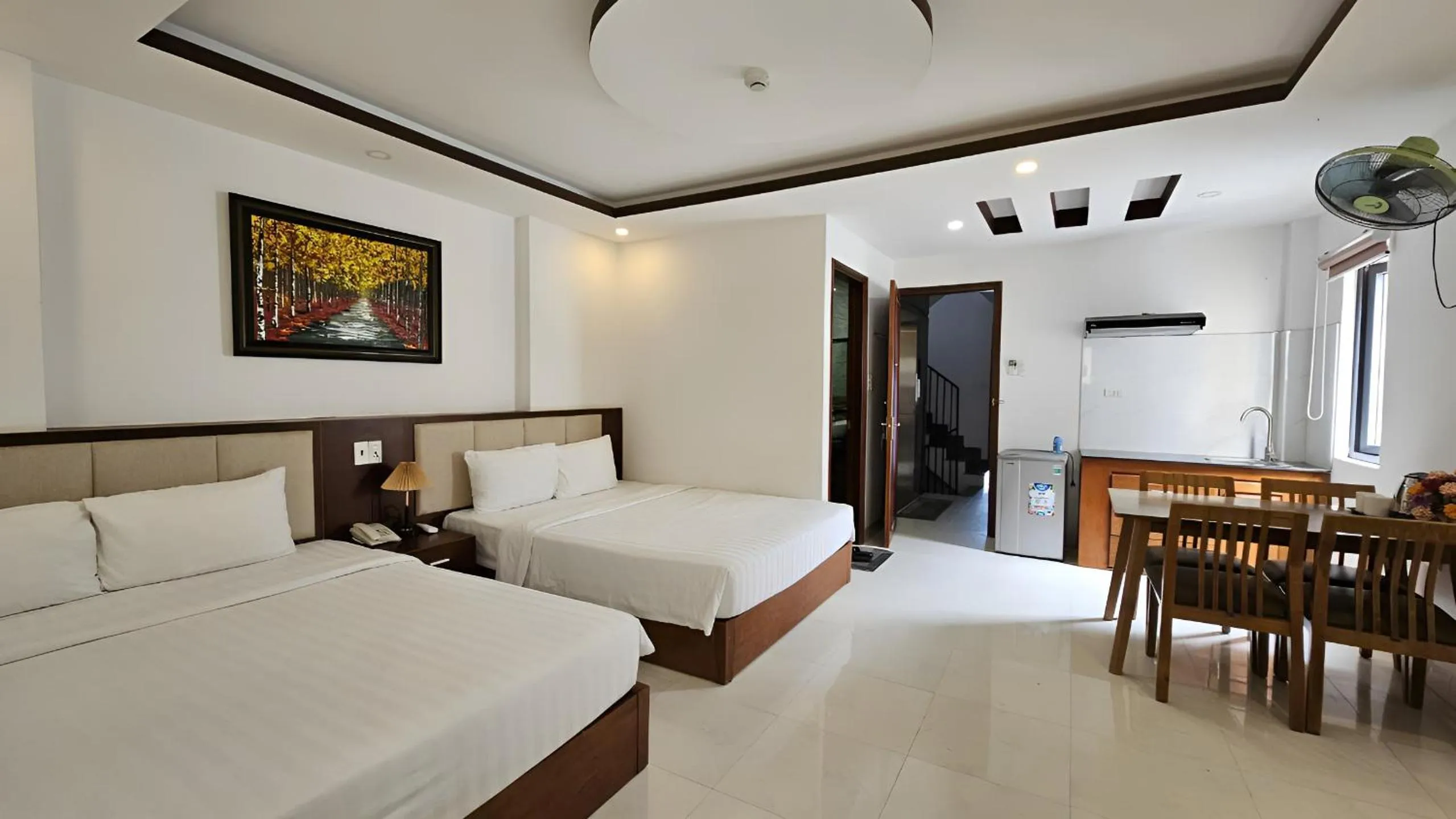 Bed in New Era Hotel & Apartments