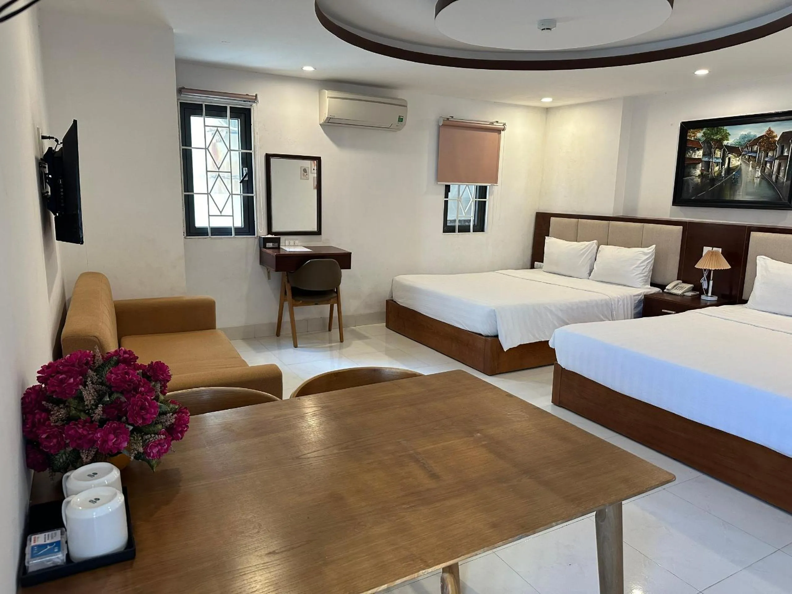 Bed in New Era Hotel & Apartments