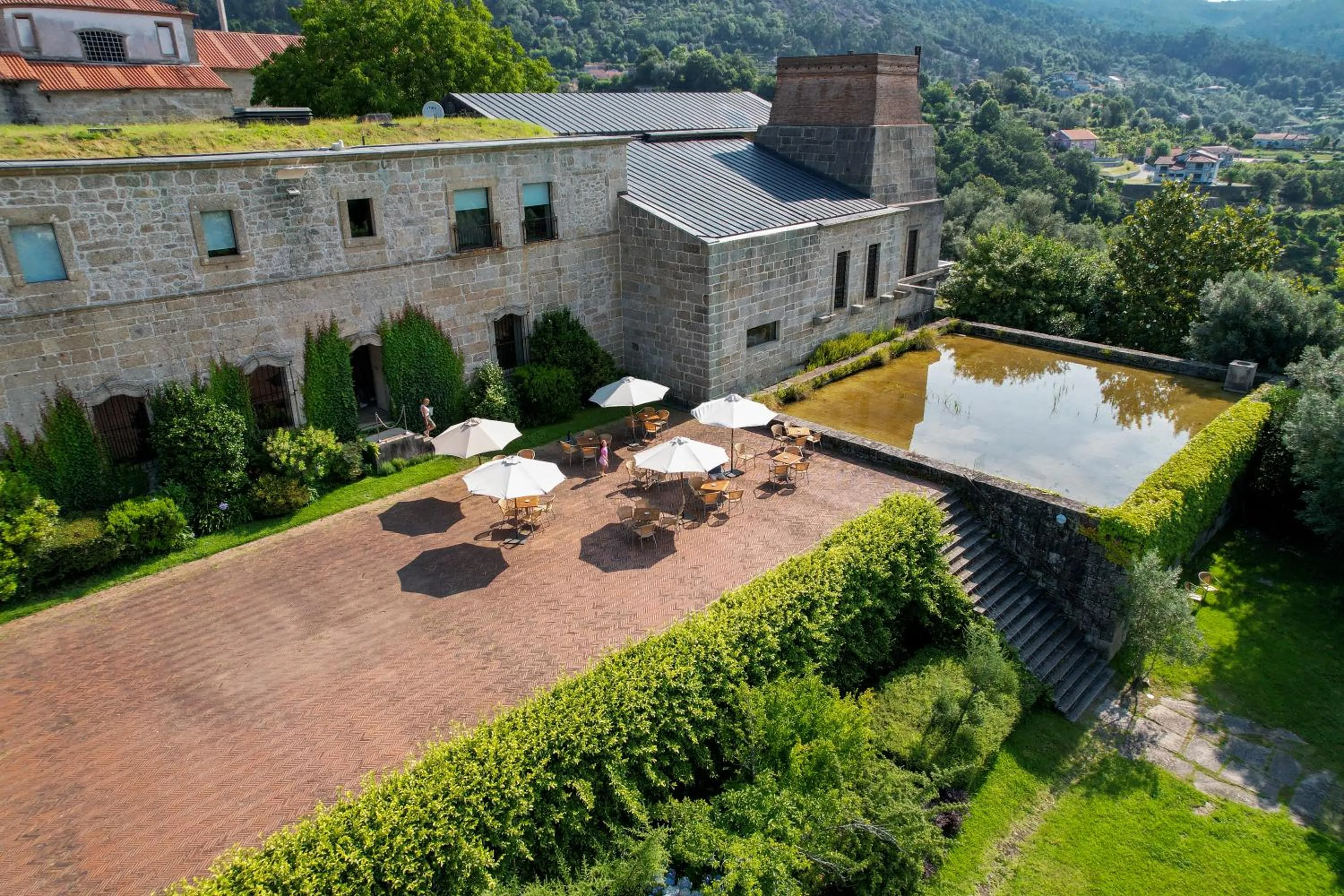 Bird's eye view in Pousada Mosteiro de Amares