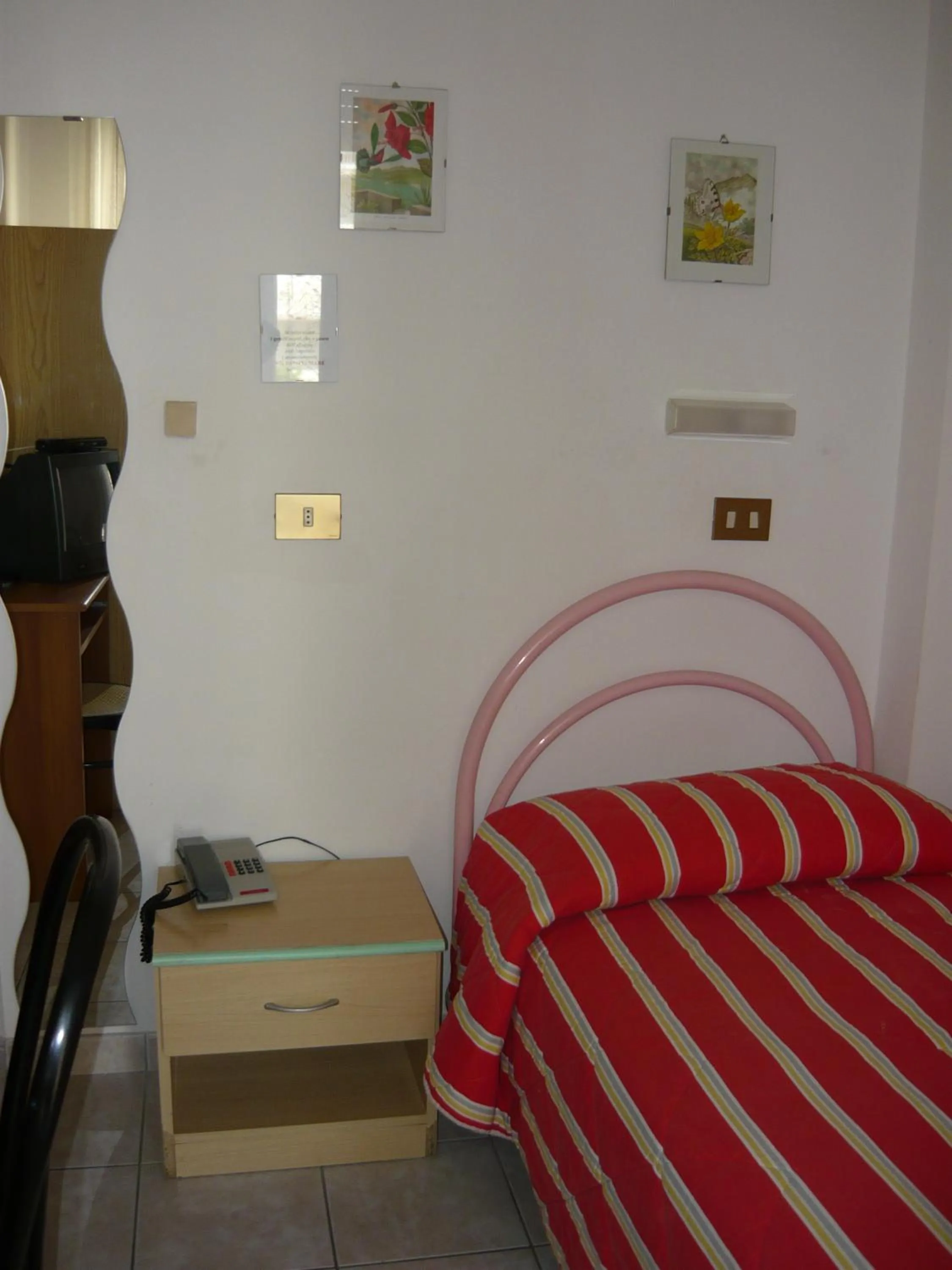 Bed in Hotel Acquazzurra