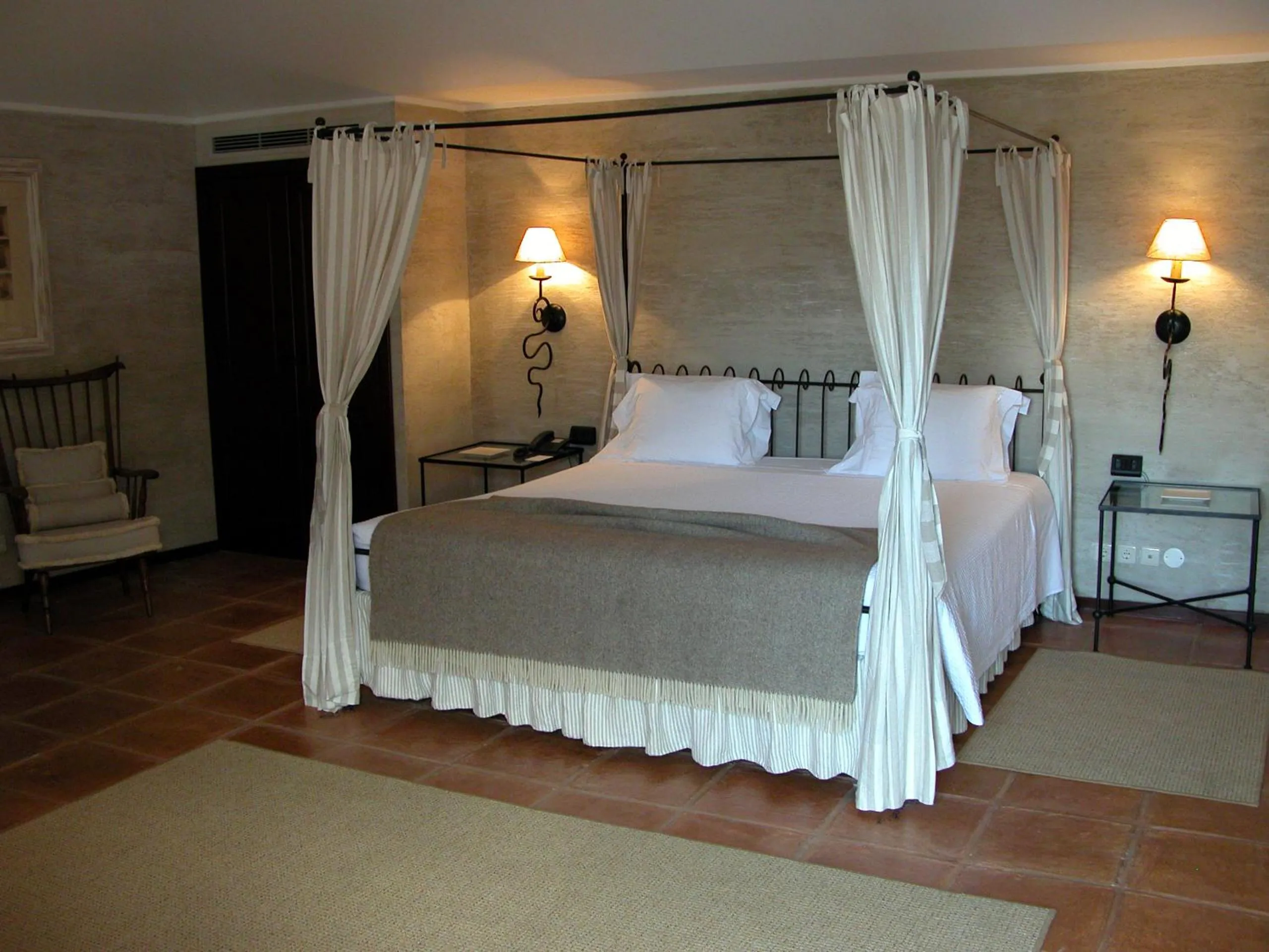 Bed in Pousada Convento de Belmonte