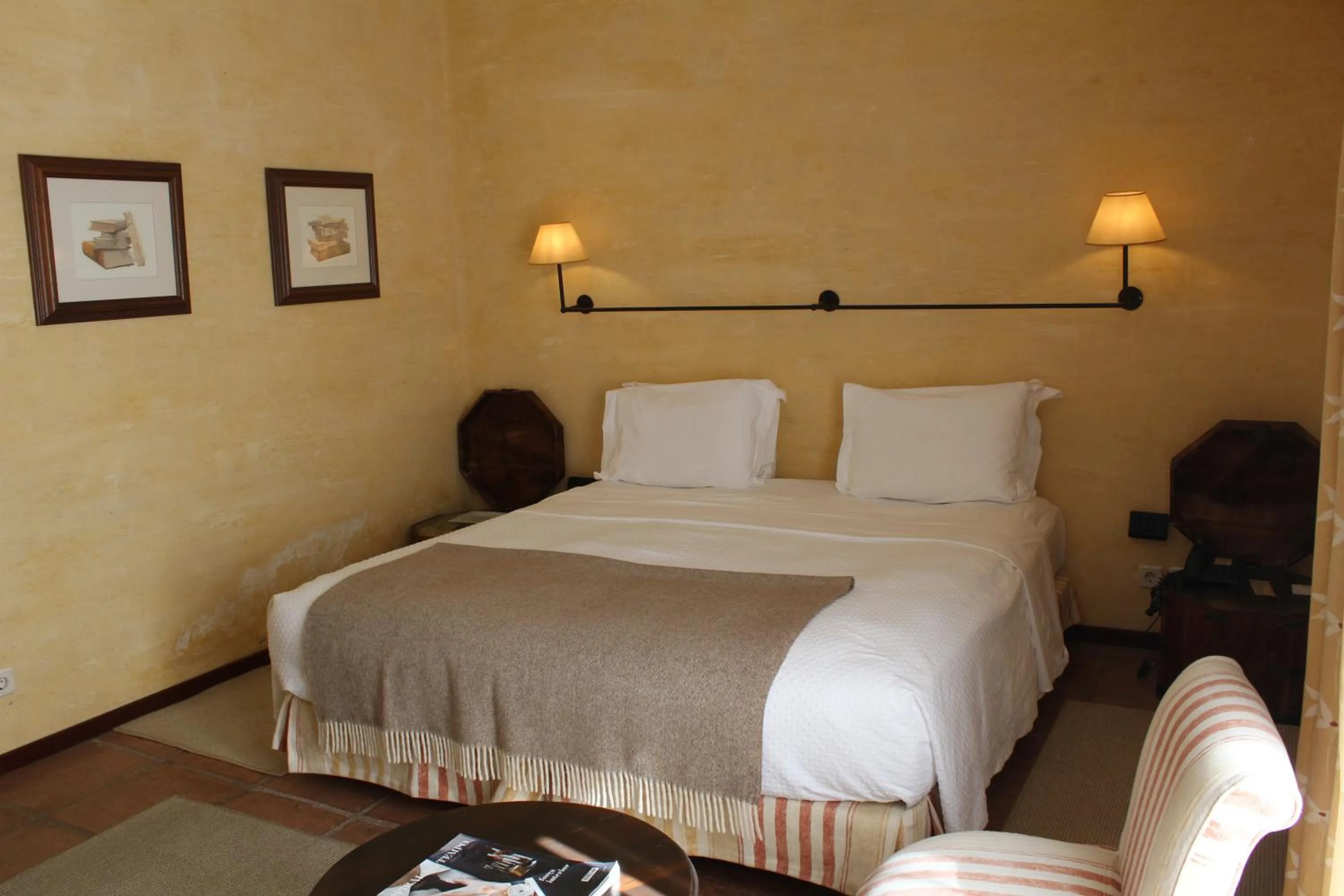 Bed in Pousada Convento de Belmonte