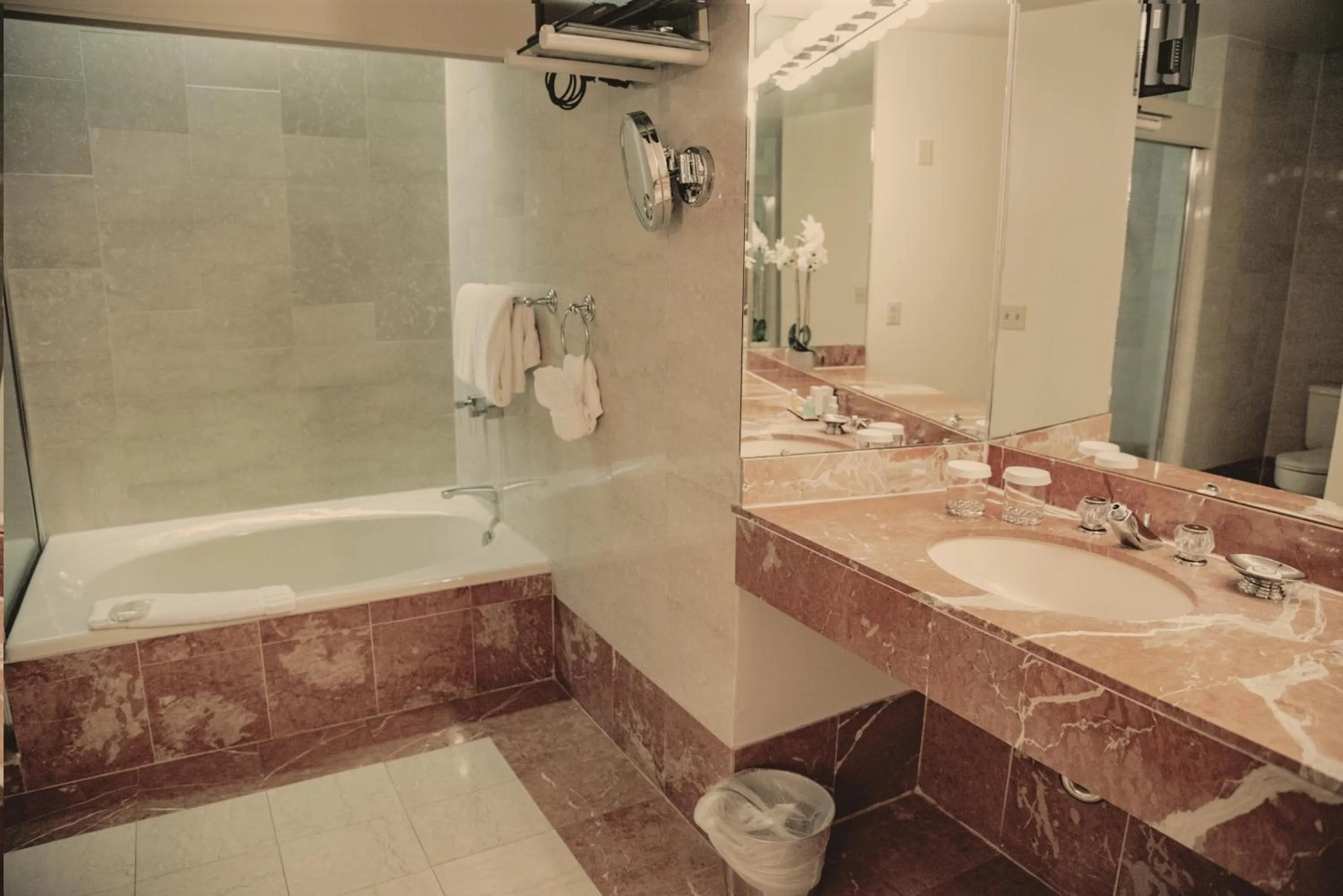 Shower in Haywood Park Hotel, an Ascend Collection Hotel