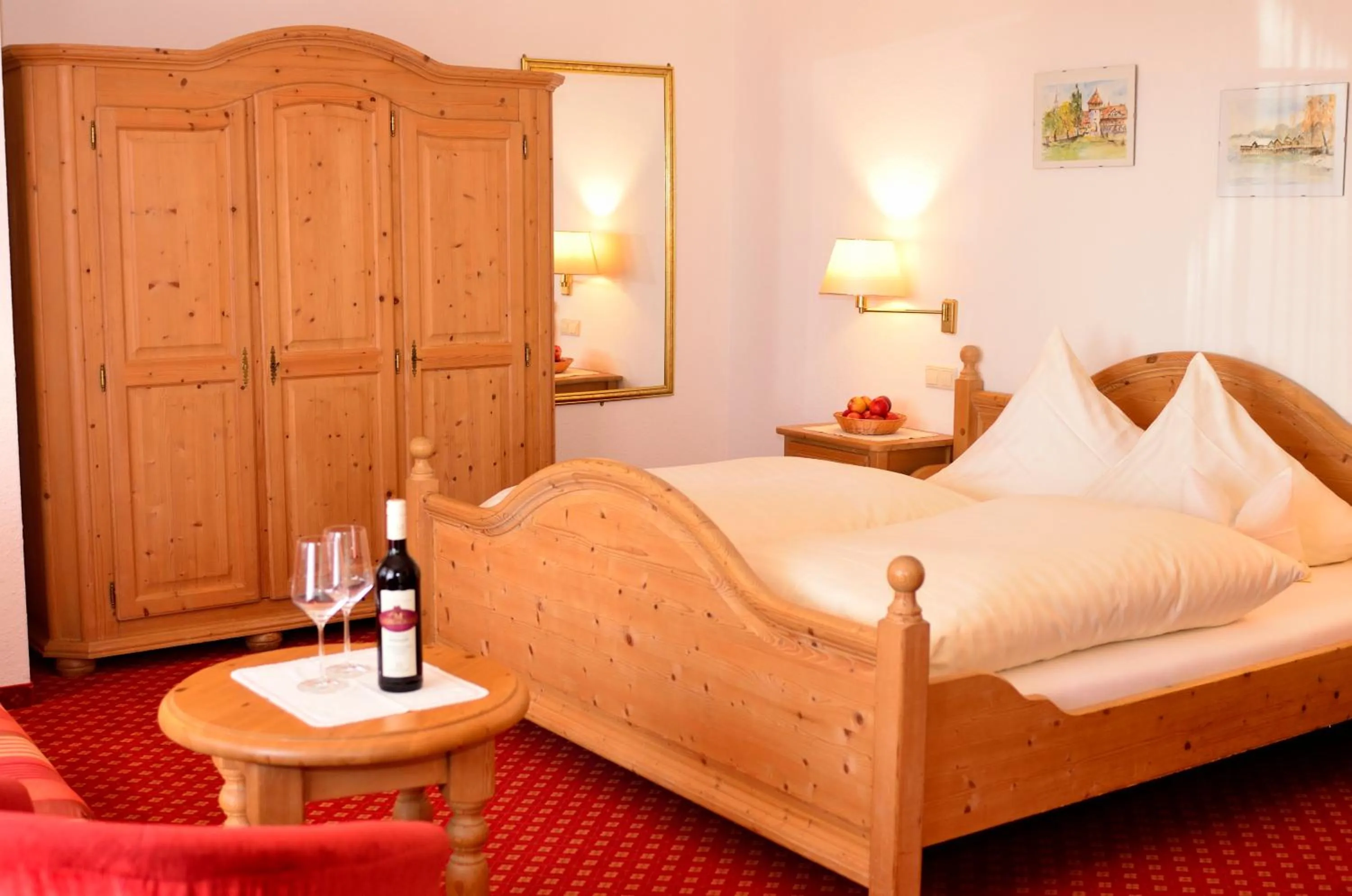 Photo of the whole room, Bed in Landhotel Schellenberg
