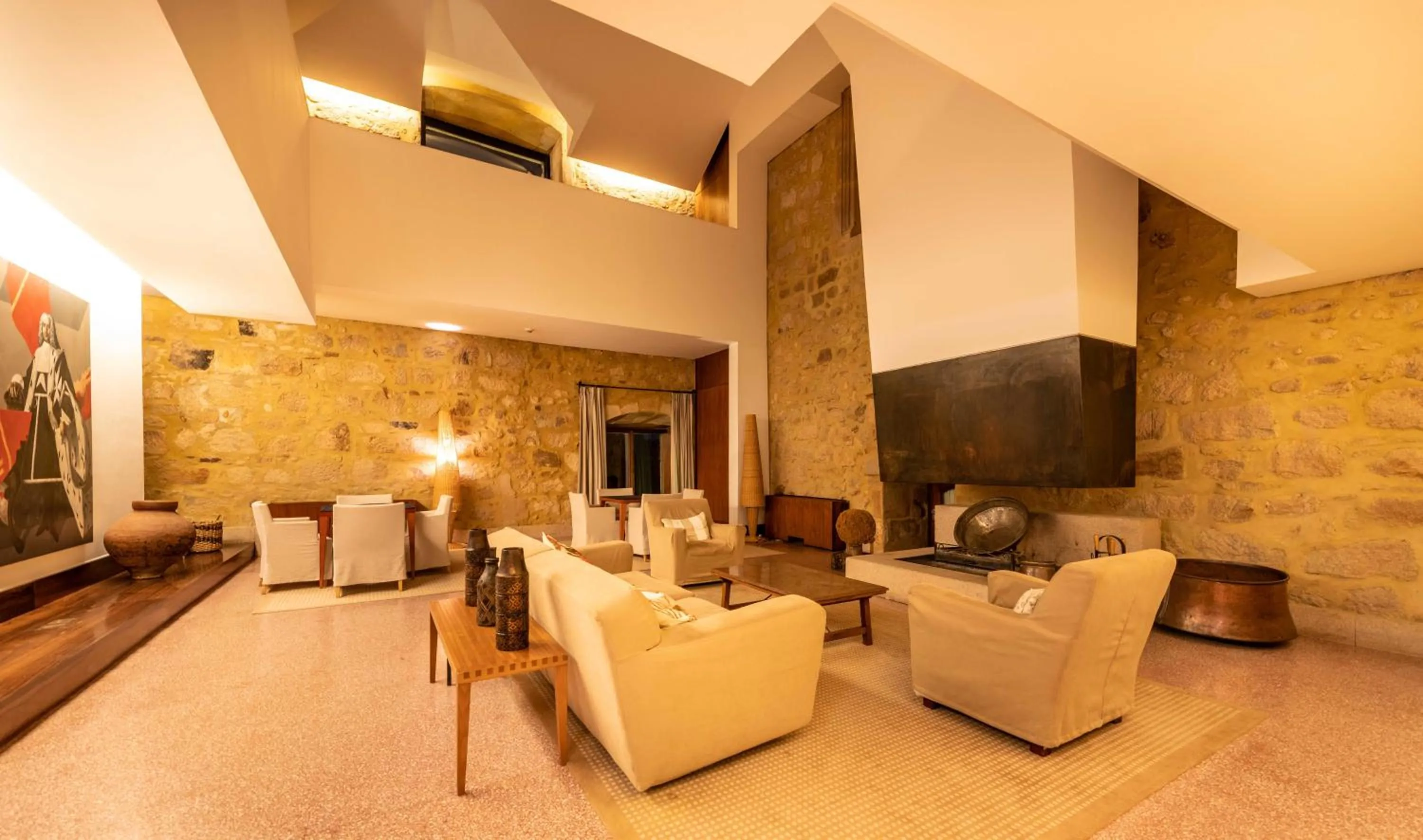 Living room in Pousada Mosteiro do Crato