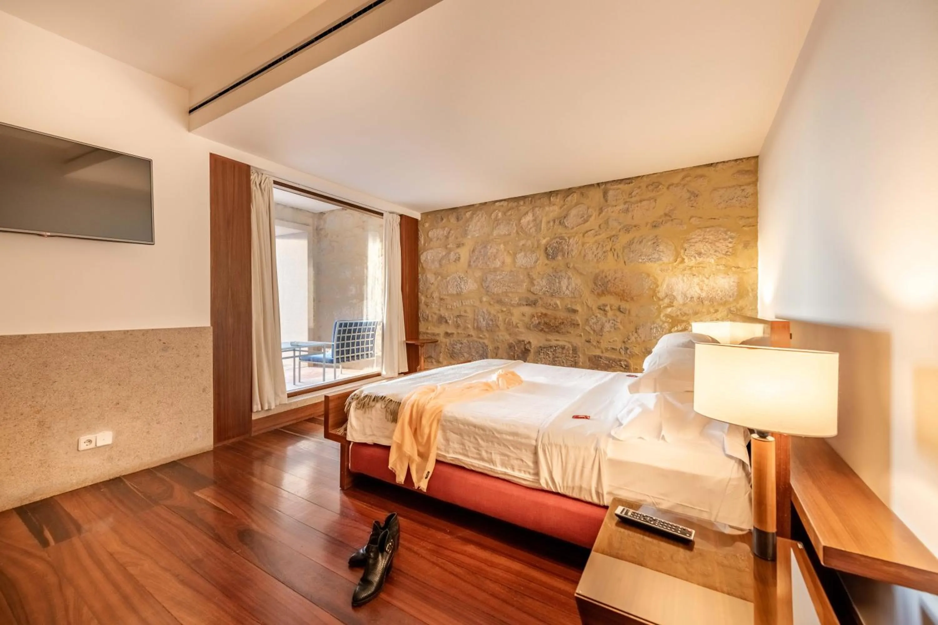 Bed in Pousada Mosteiro do Crato