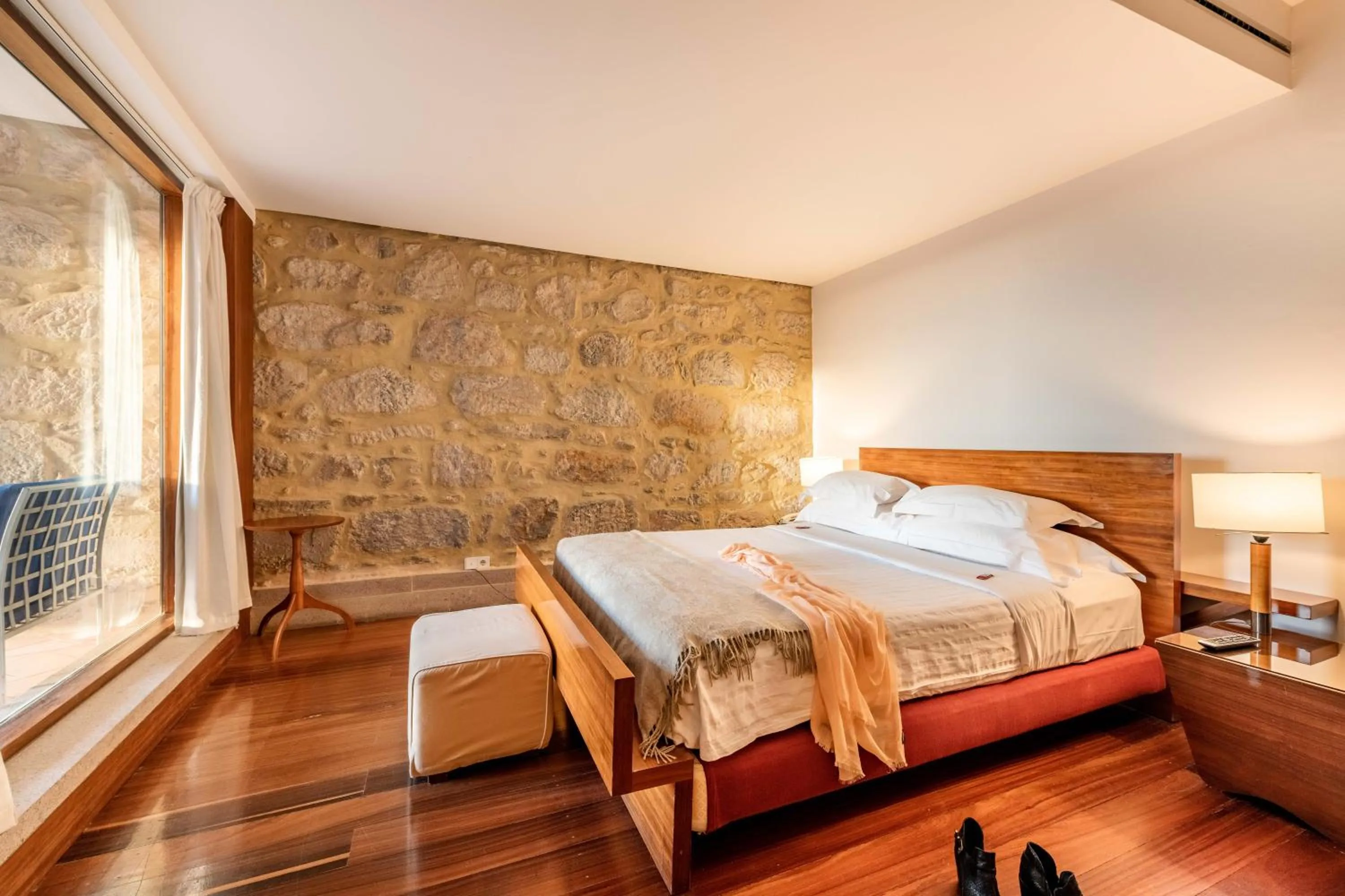 Bed in Pousada Mosteiro do Crato