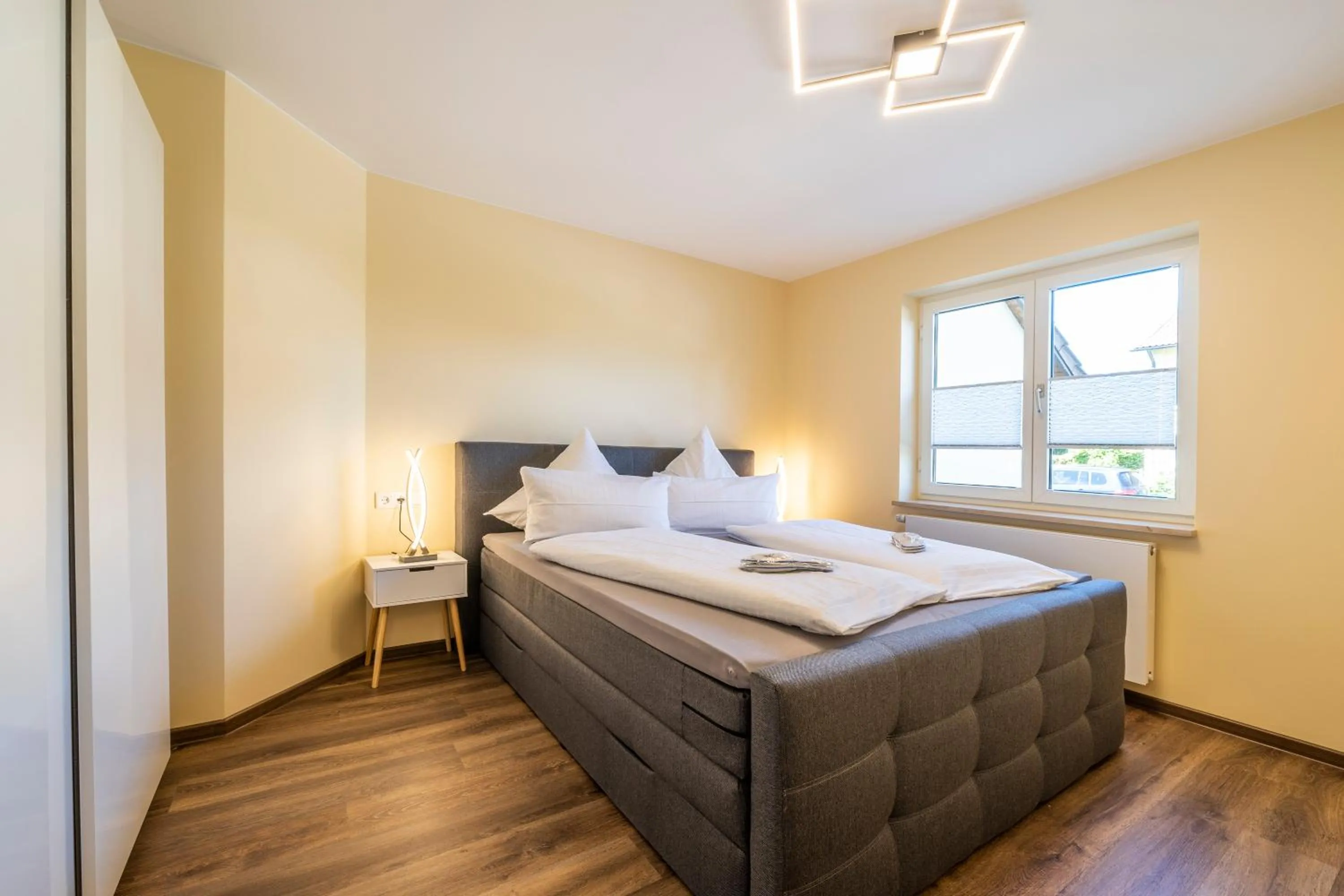 Bed in Hotel Meschenmoser