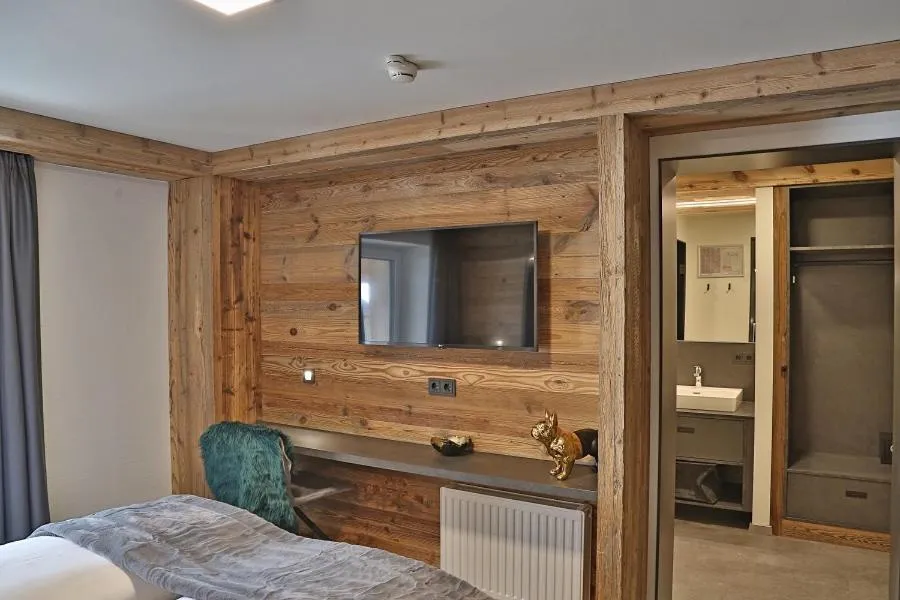 Bed in Sieglhub Chalets - Appartements - Hotel