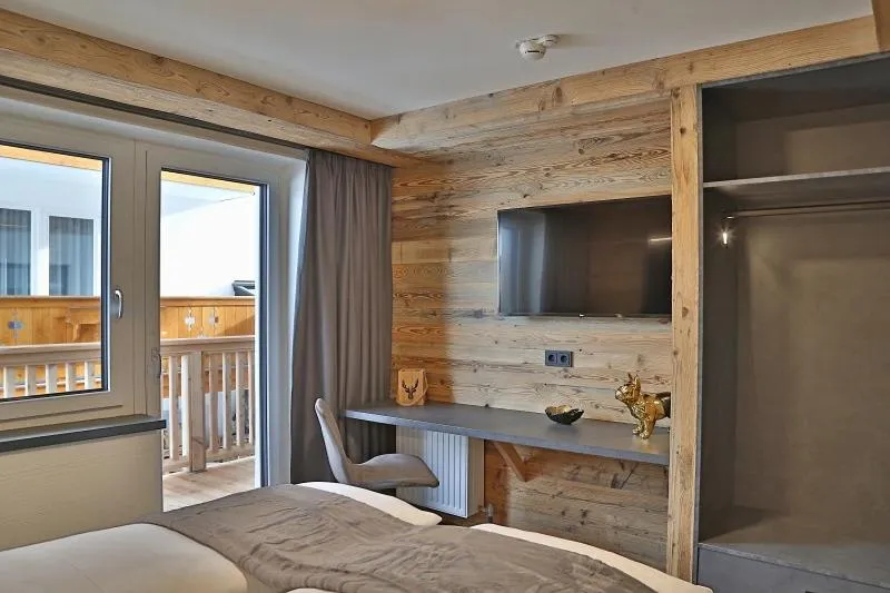 Bed in Sieglhub Chalets - Appartements - Hotel