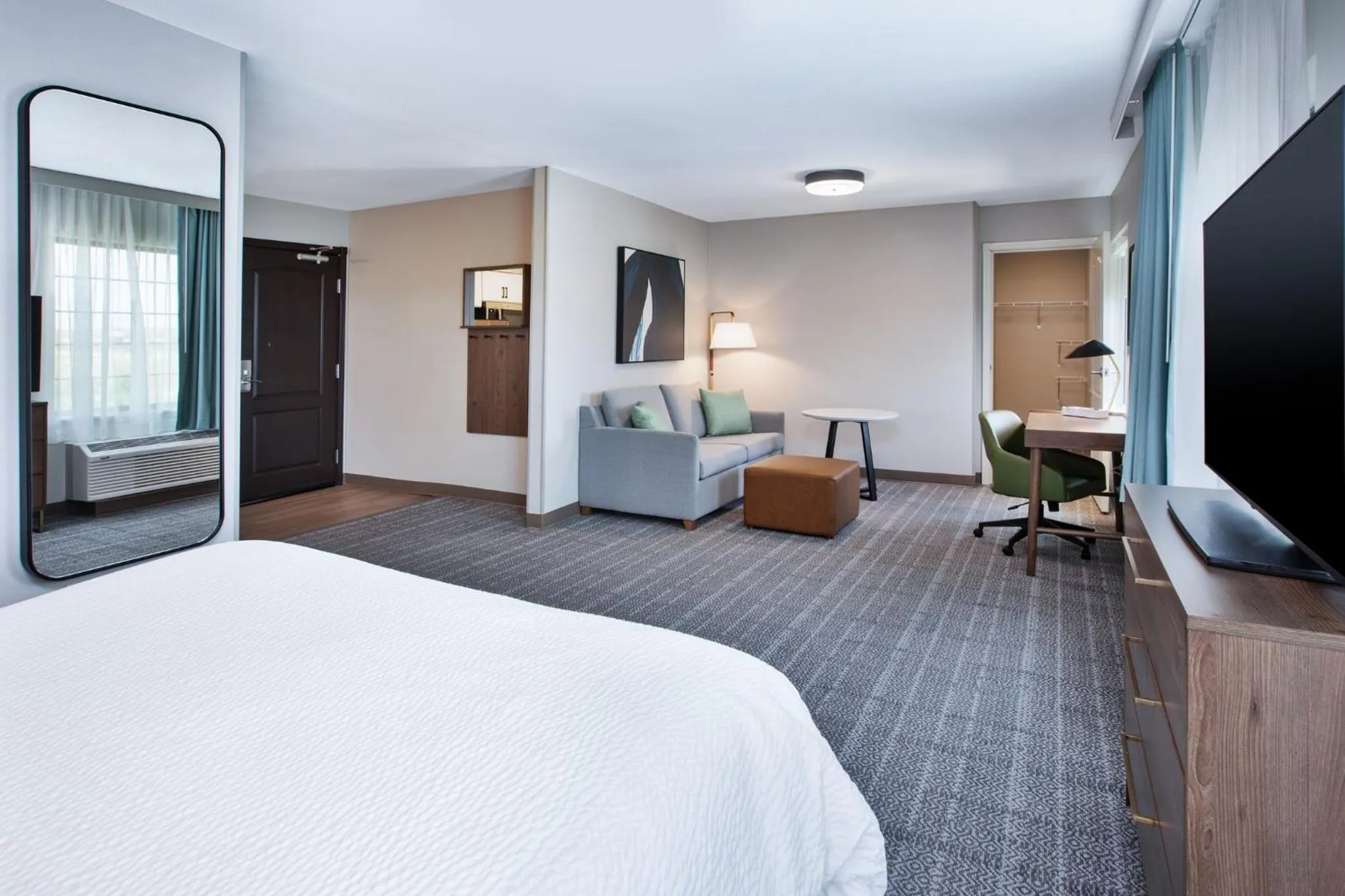 Photo of the whole room, Bed in Staybridge Suites Bismarck by IHG