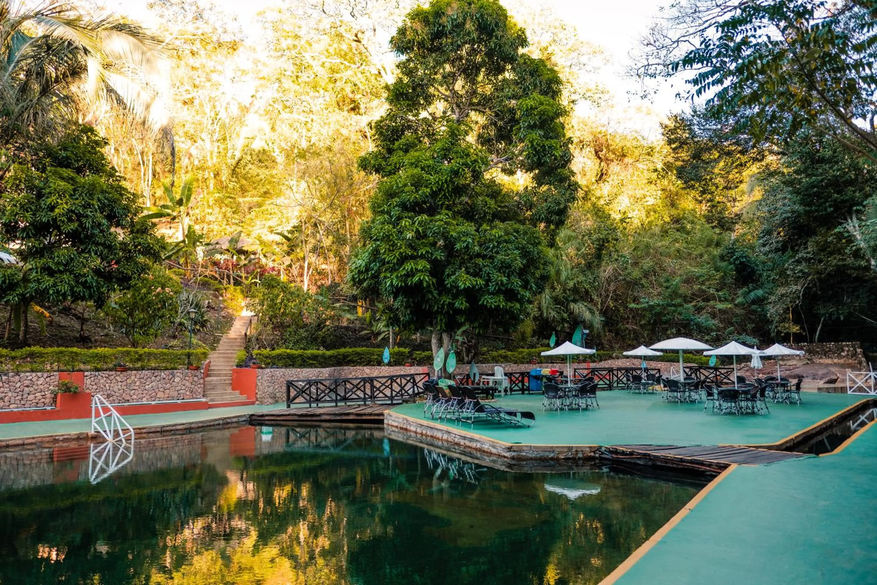 Swimming pool in Hotel Mato Grosso Águas Quentes