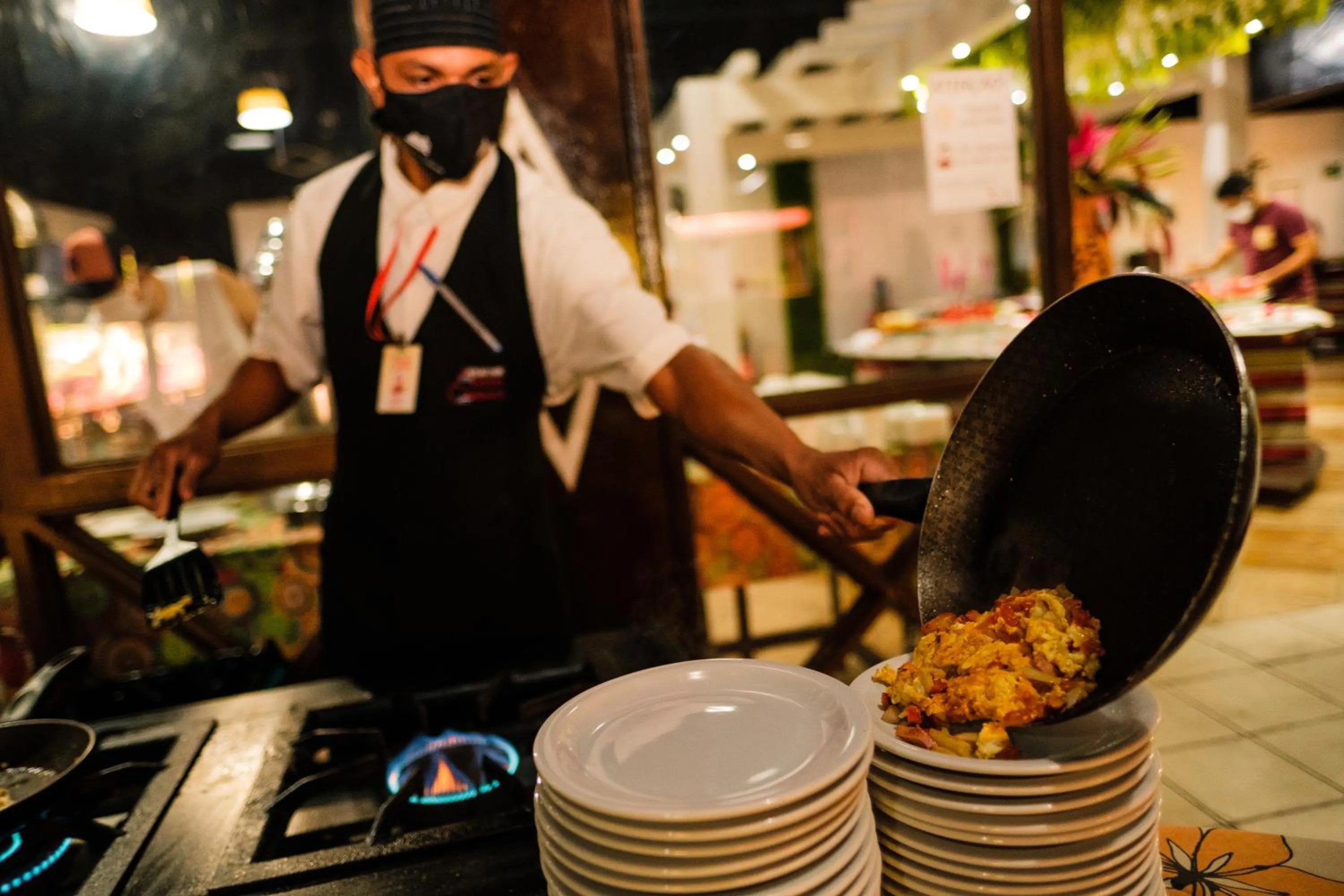 Buffet breakfast in Hotel Mato Grosso Águas Quentes