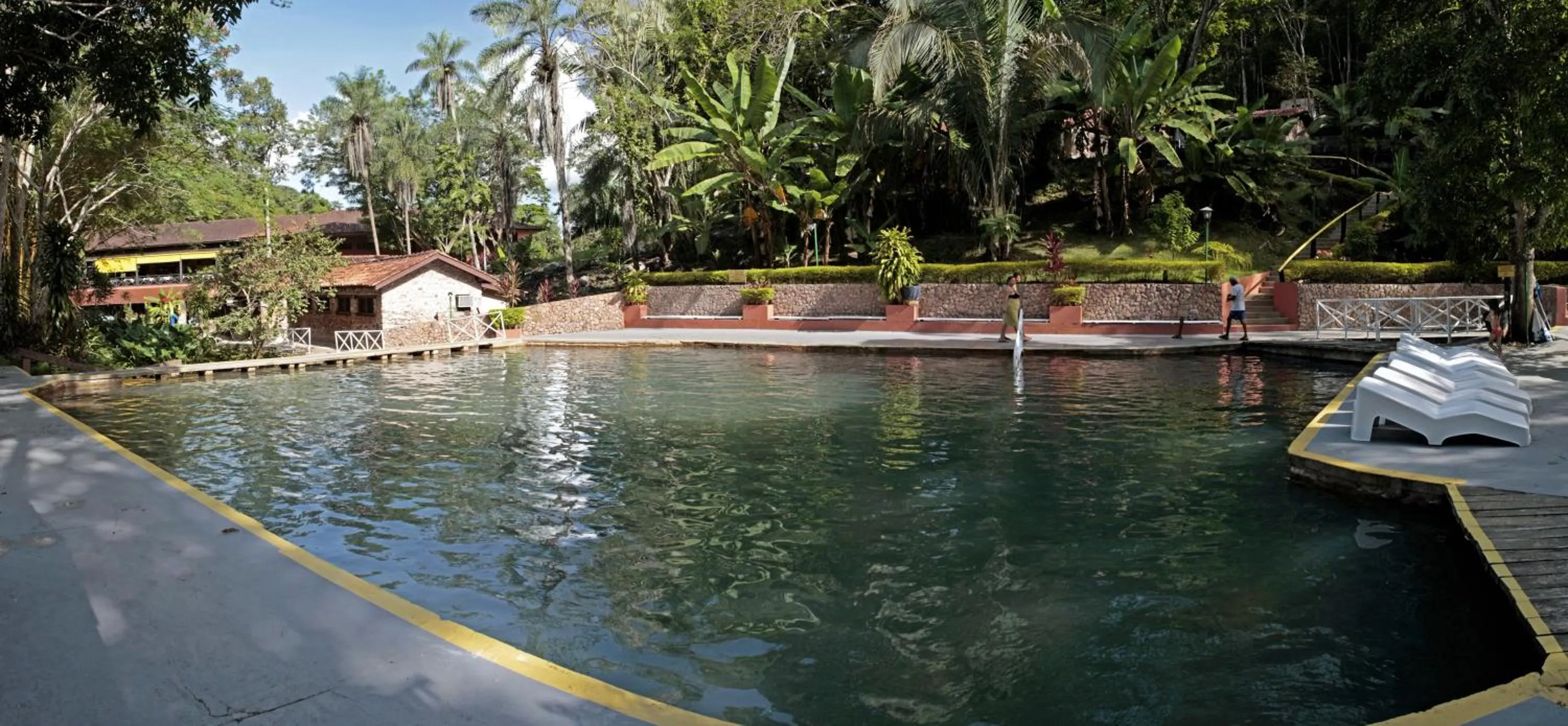 Swimming pool in Hotel Mato Grosso Águas Quentes