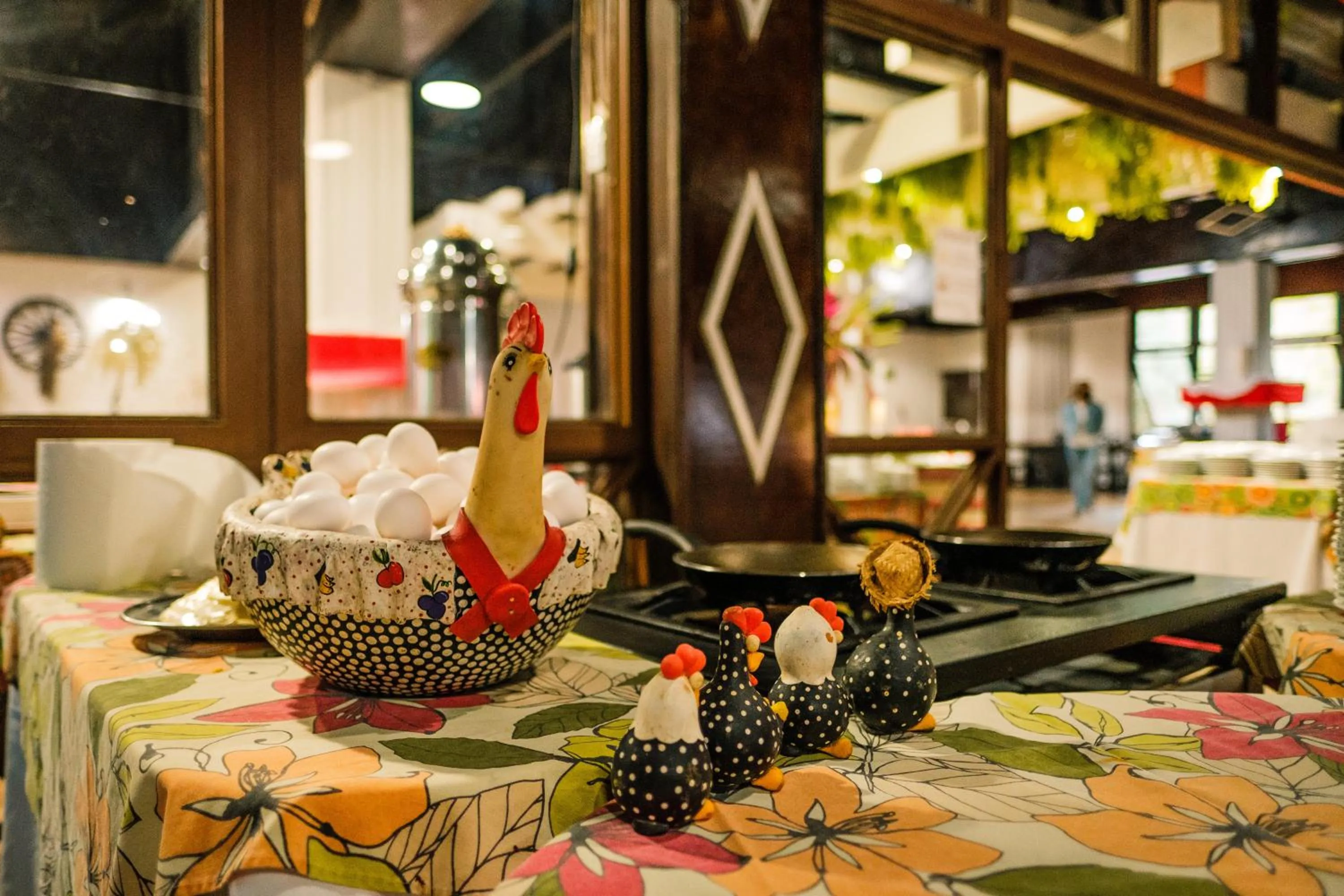 Buffet breakfast in Hotel Mato Grosso Águas Quentes