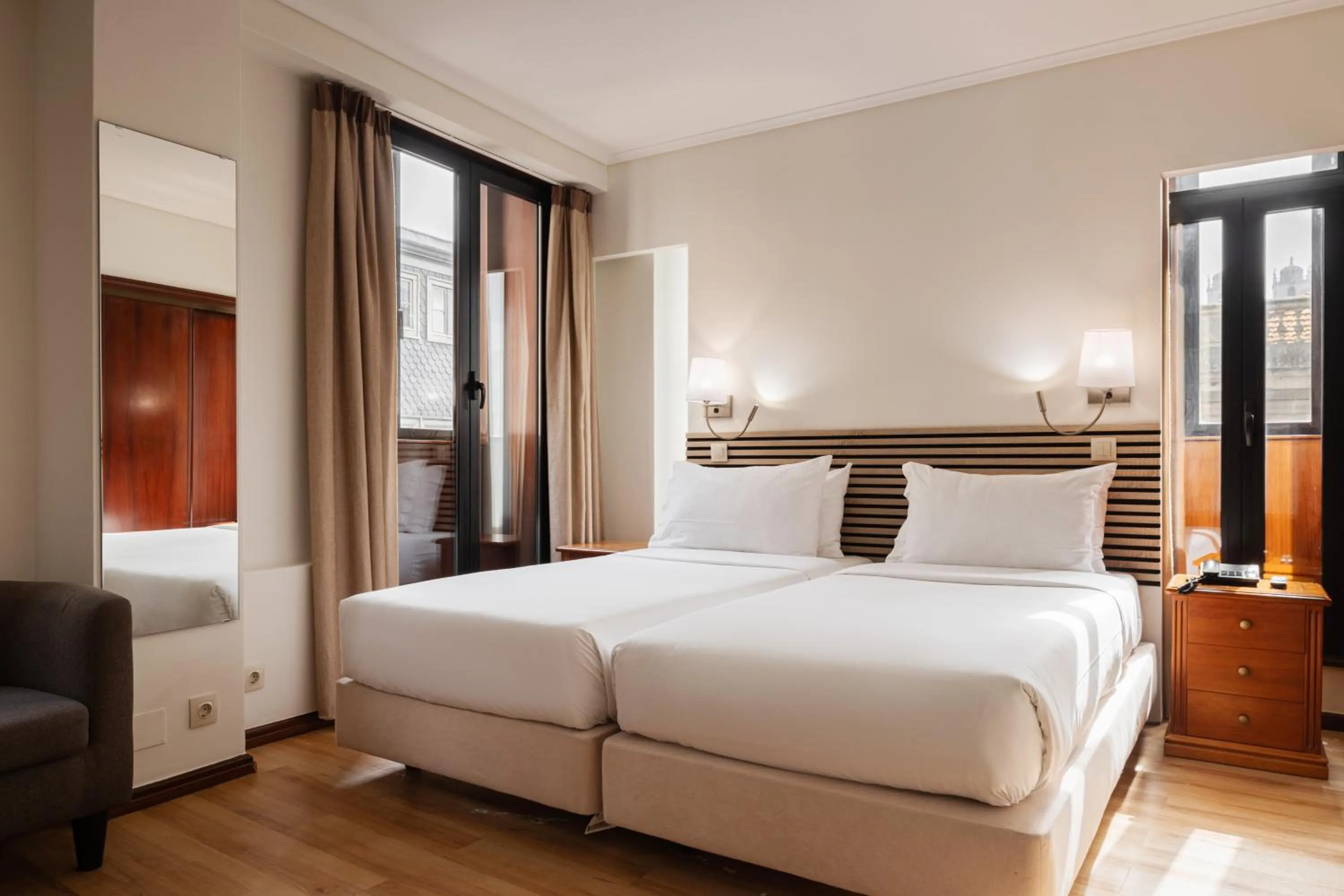 Bedroom, Bed in Hotel da Bolsa