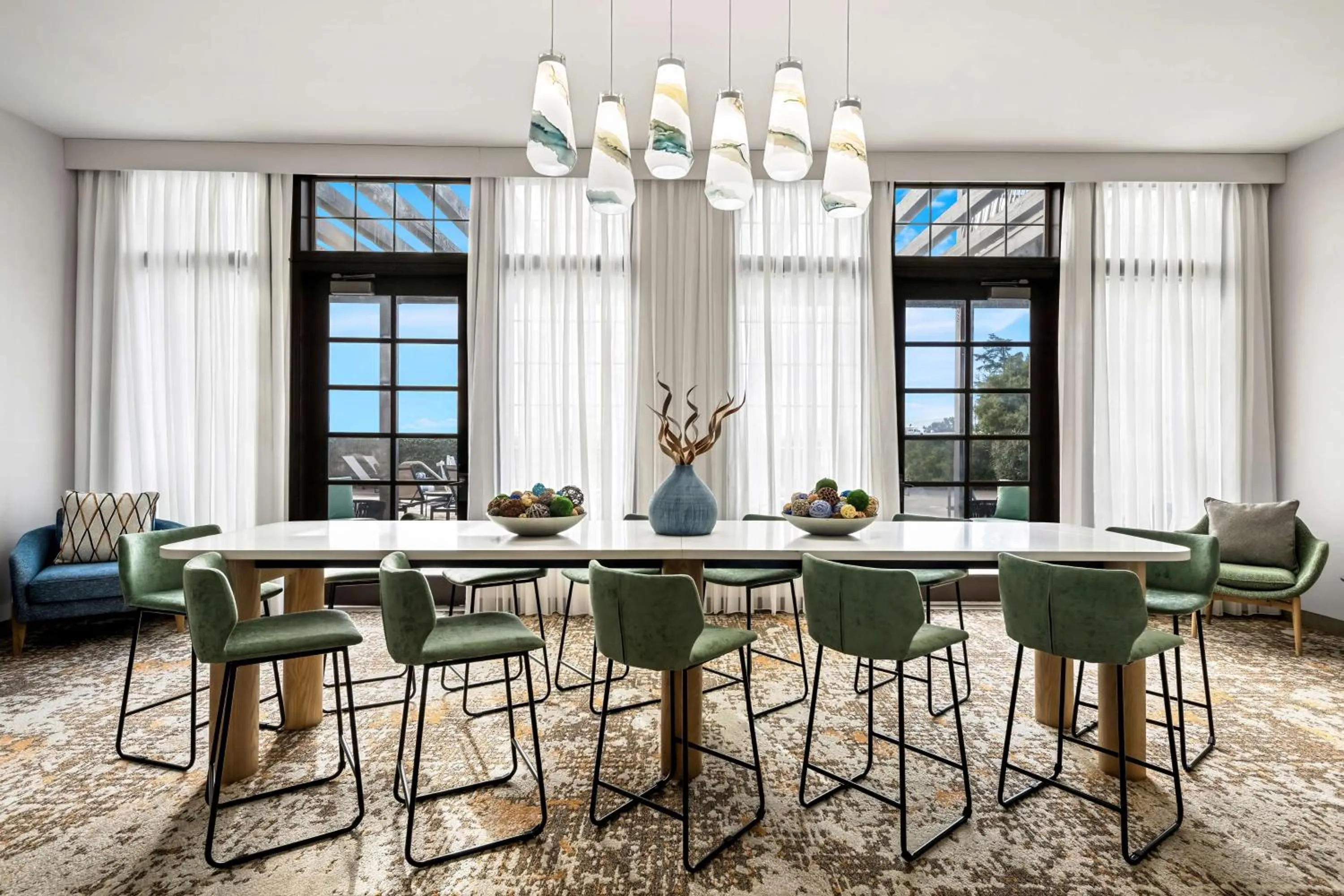 Lobby or reception in Hampton Inn Morgan Hill