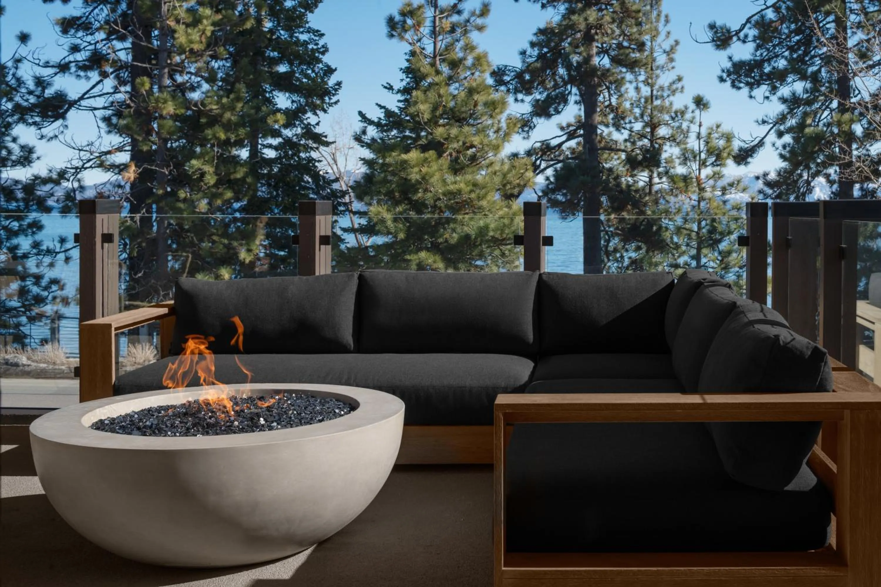 Patio in evo Hotel Tahoe City