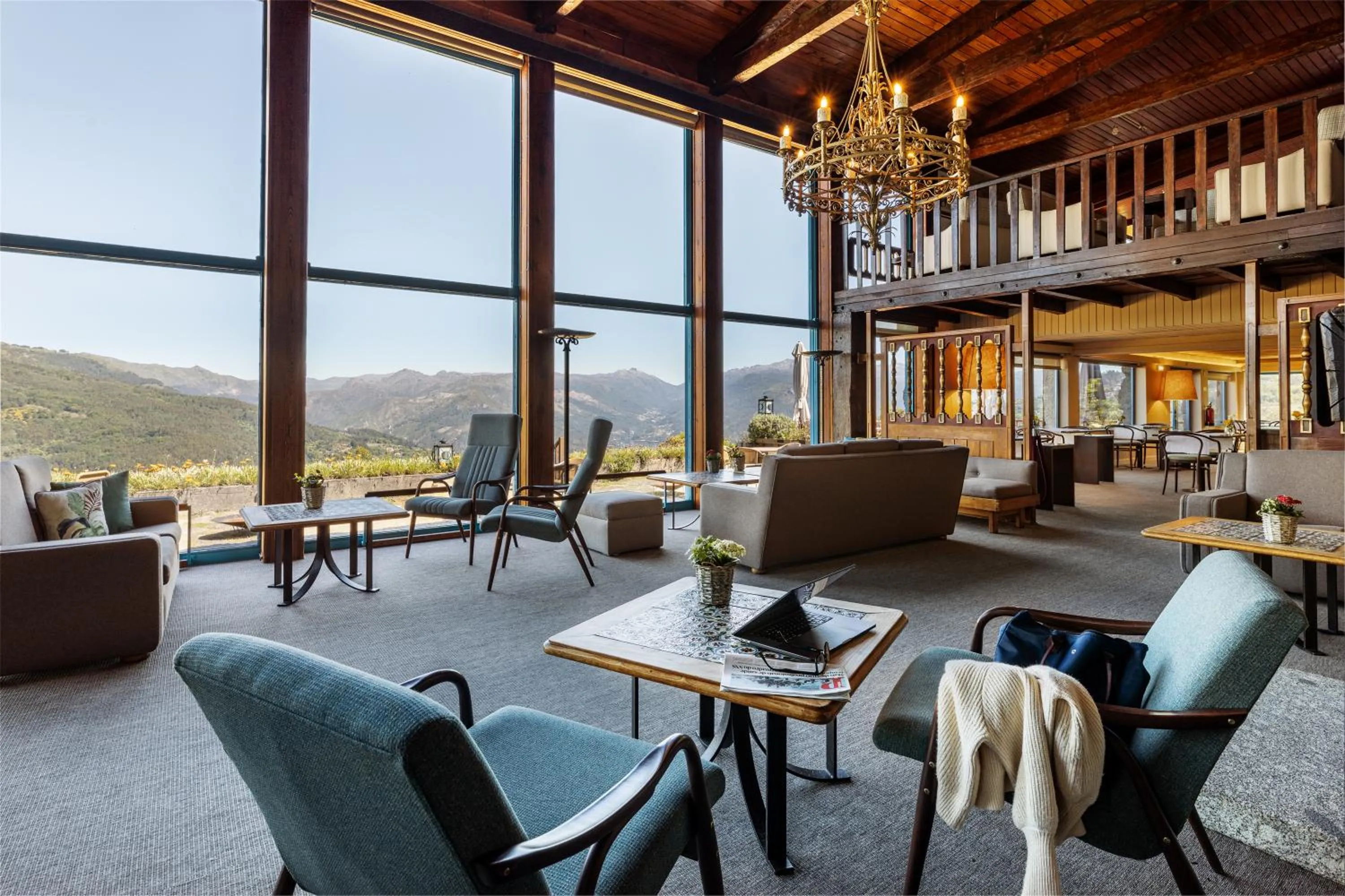 Living room in Pousada Geres-Caniçada