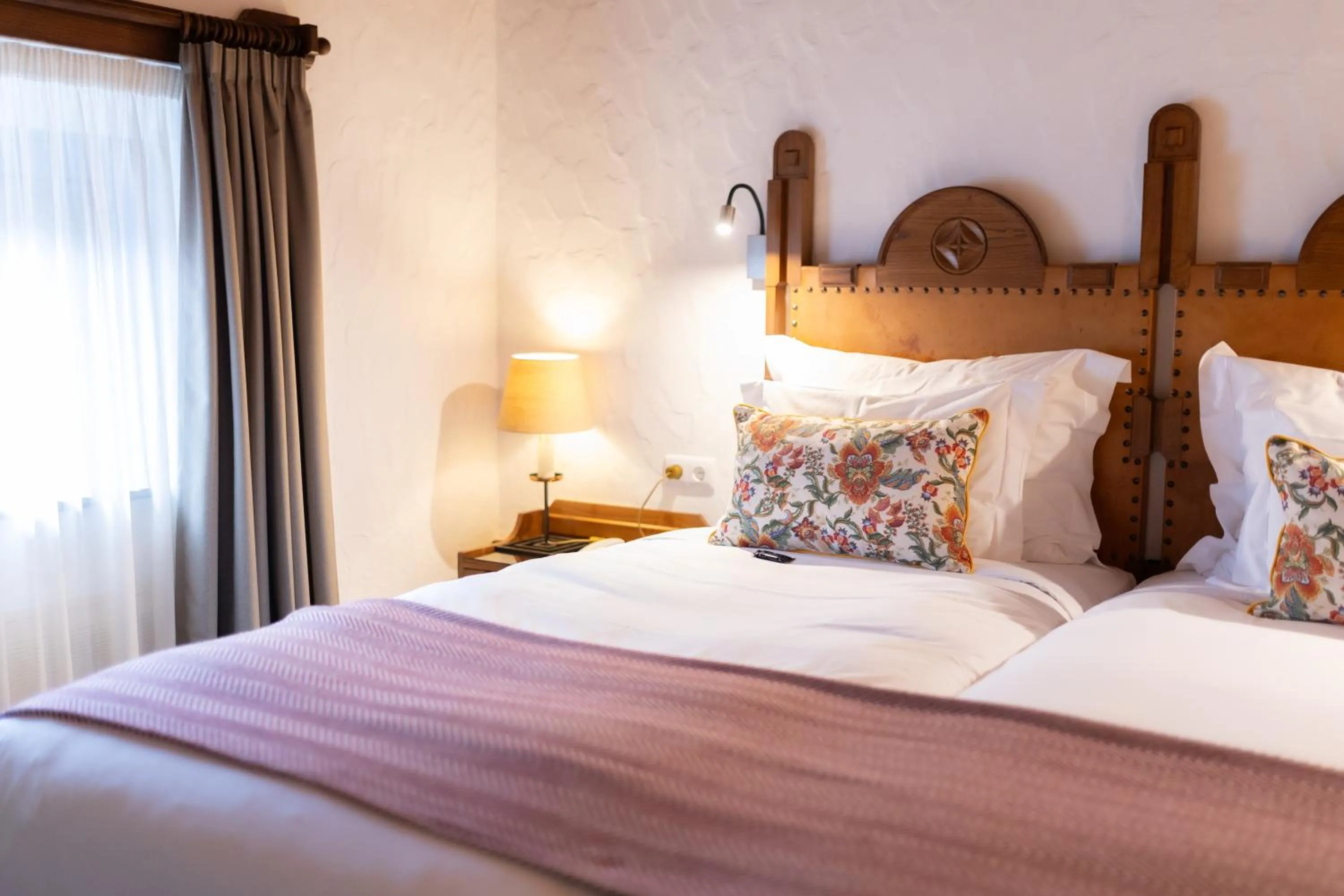 Bed in Pousada Geres-Caniçada