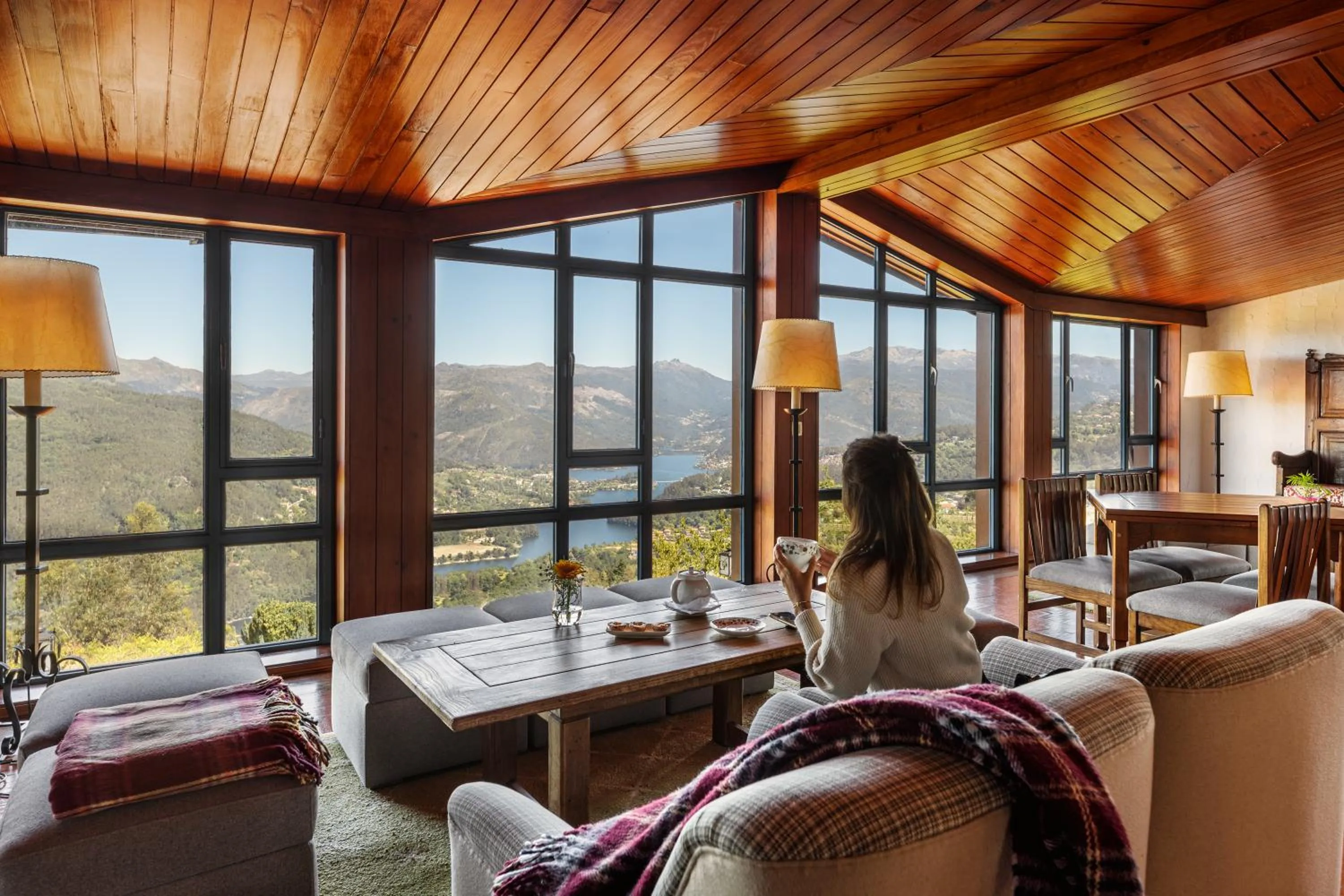 Mountain view in Pousada Geres-Caniçada