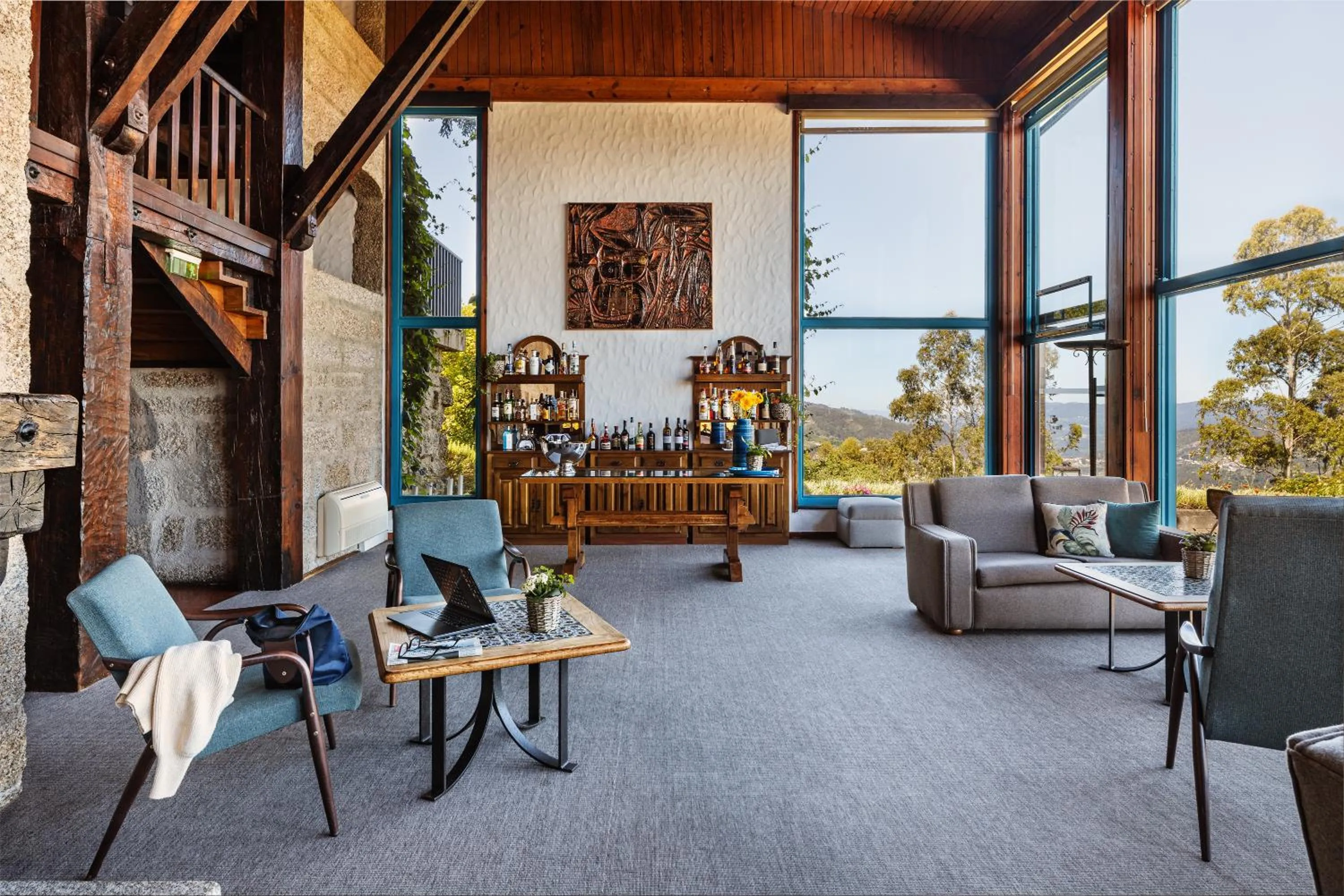 Living room in Pousada Geres-Caniçada