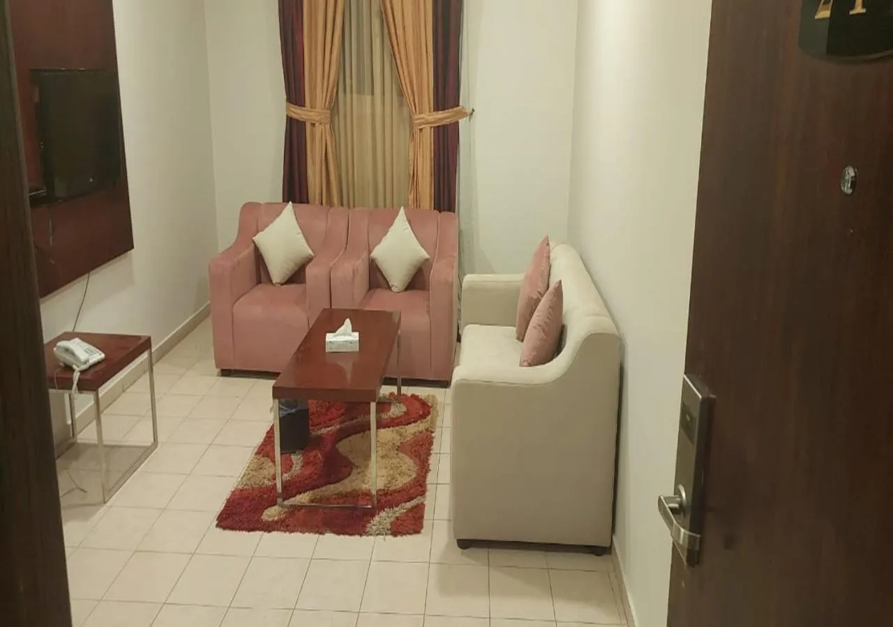 Seating area in Raoum Inn Majmaa