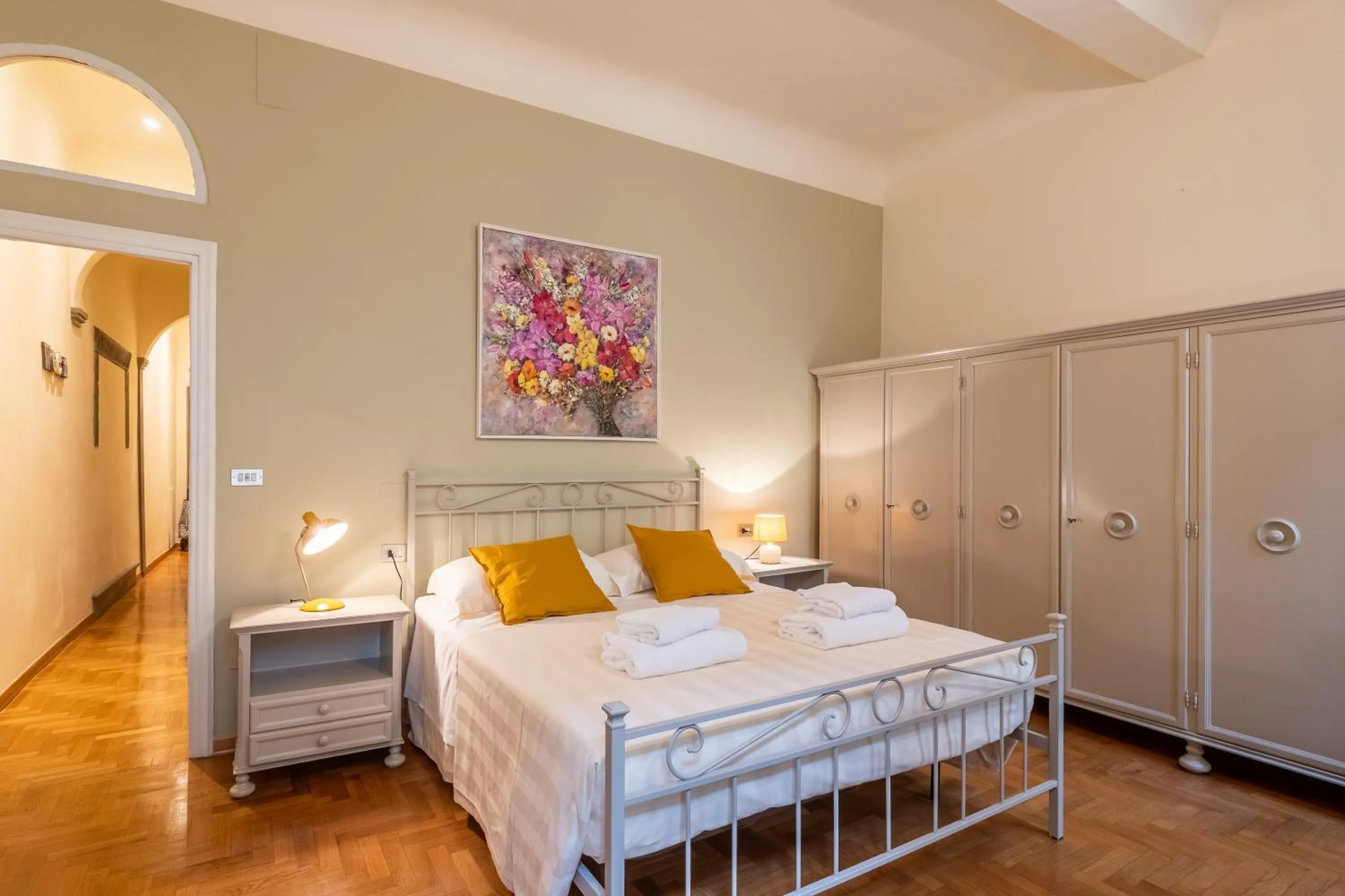 Bed in The Painters house in Santa Croce by Mmega